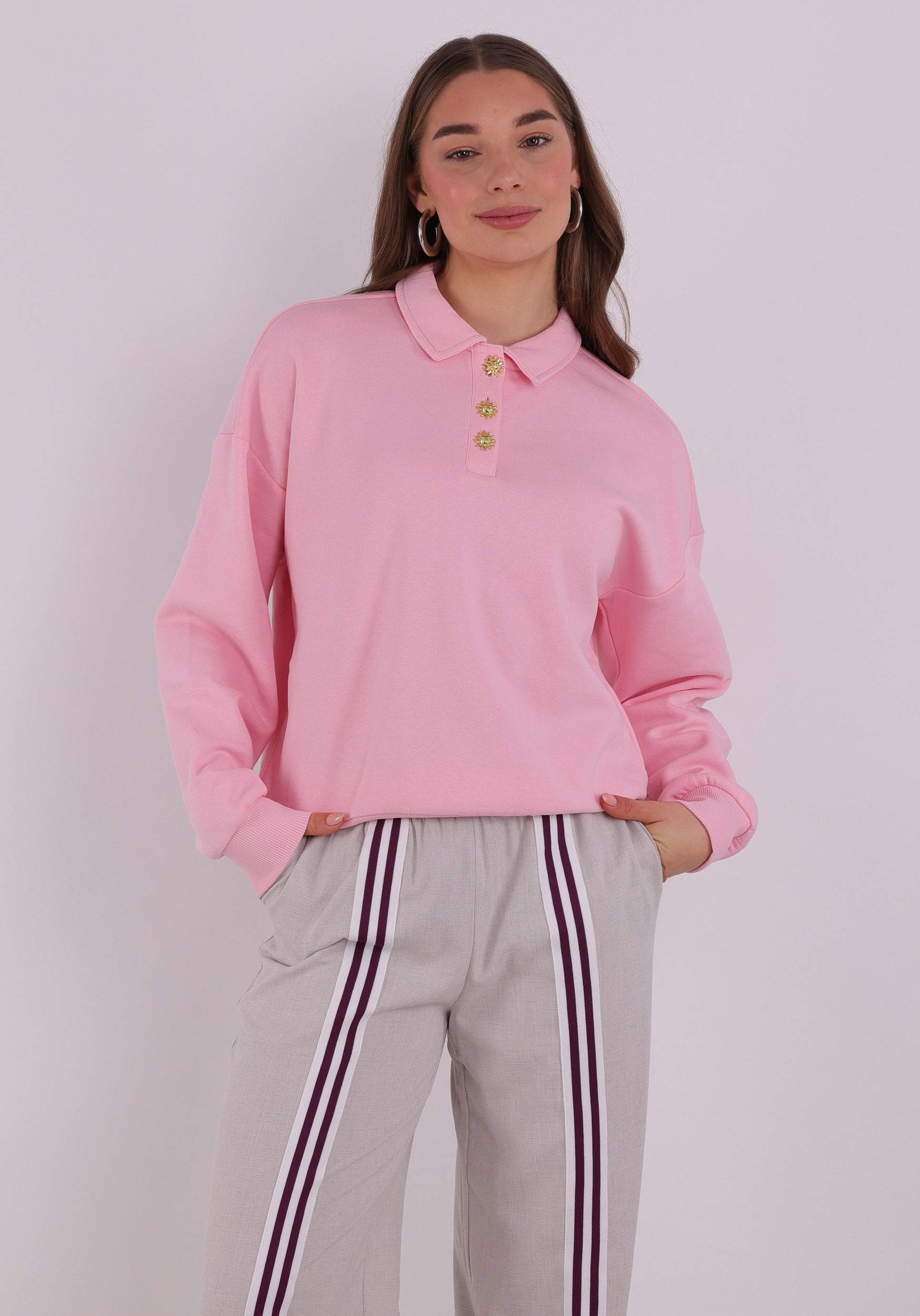 Only Polo sweater Agnes 15378310 Licht rose