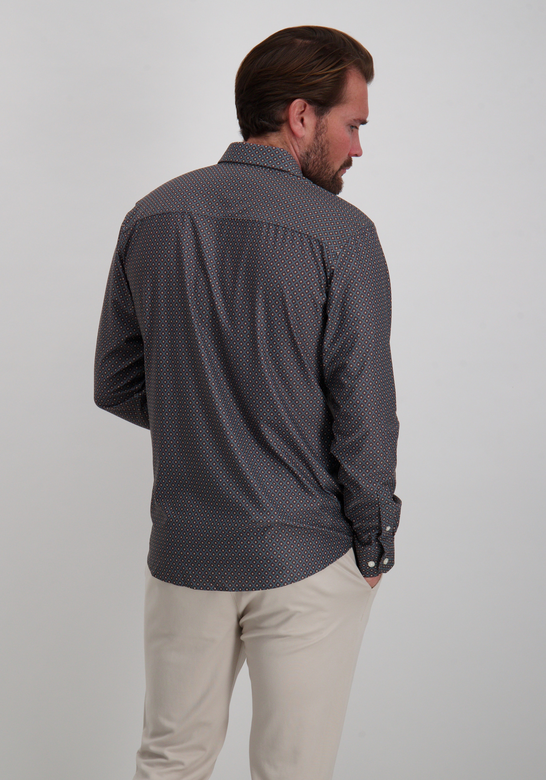 Jack & jones Overhemd Blaactive 12282199 Raf blauw