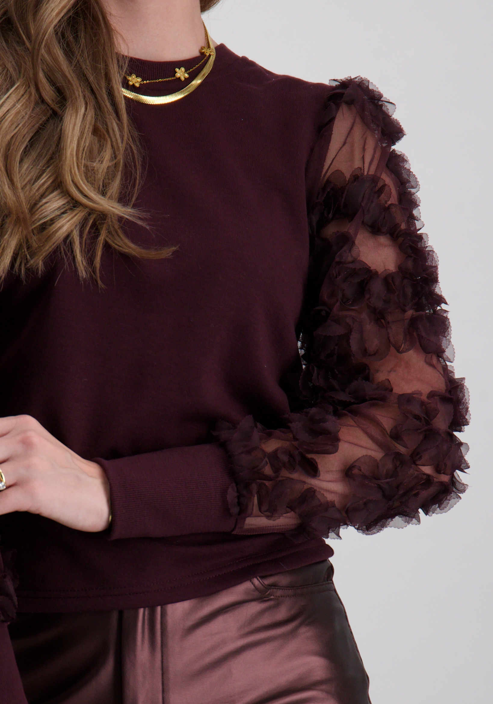 Jacqueline de jonge Sweater Fairview 15220558 Rood