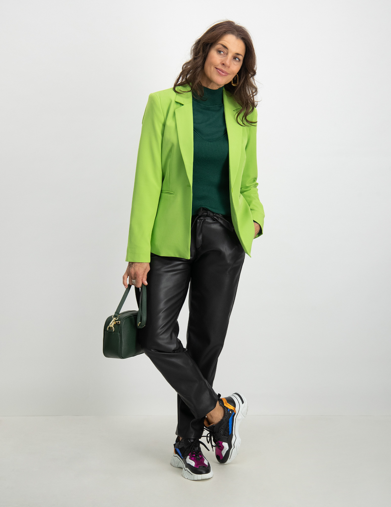Ichi Blazer Lexi 20112607 Licht groen