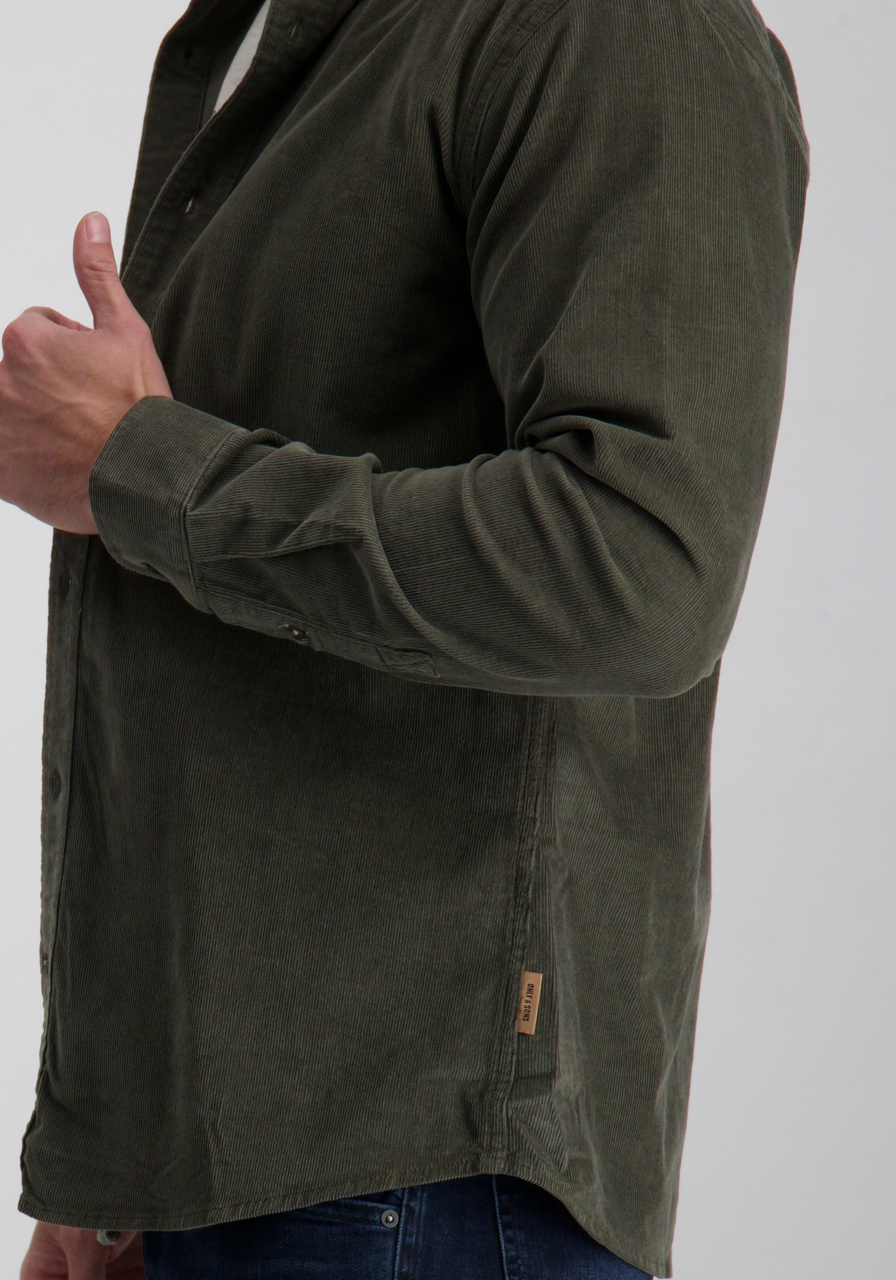 ONLY & SONS Overshirt Michael 22029764 Donker groen