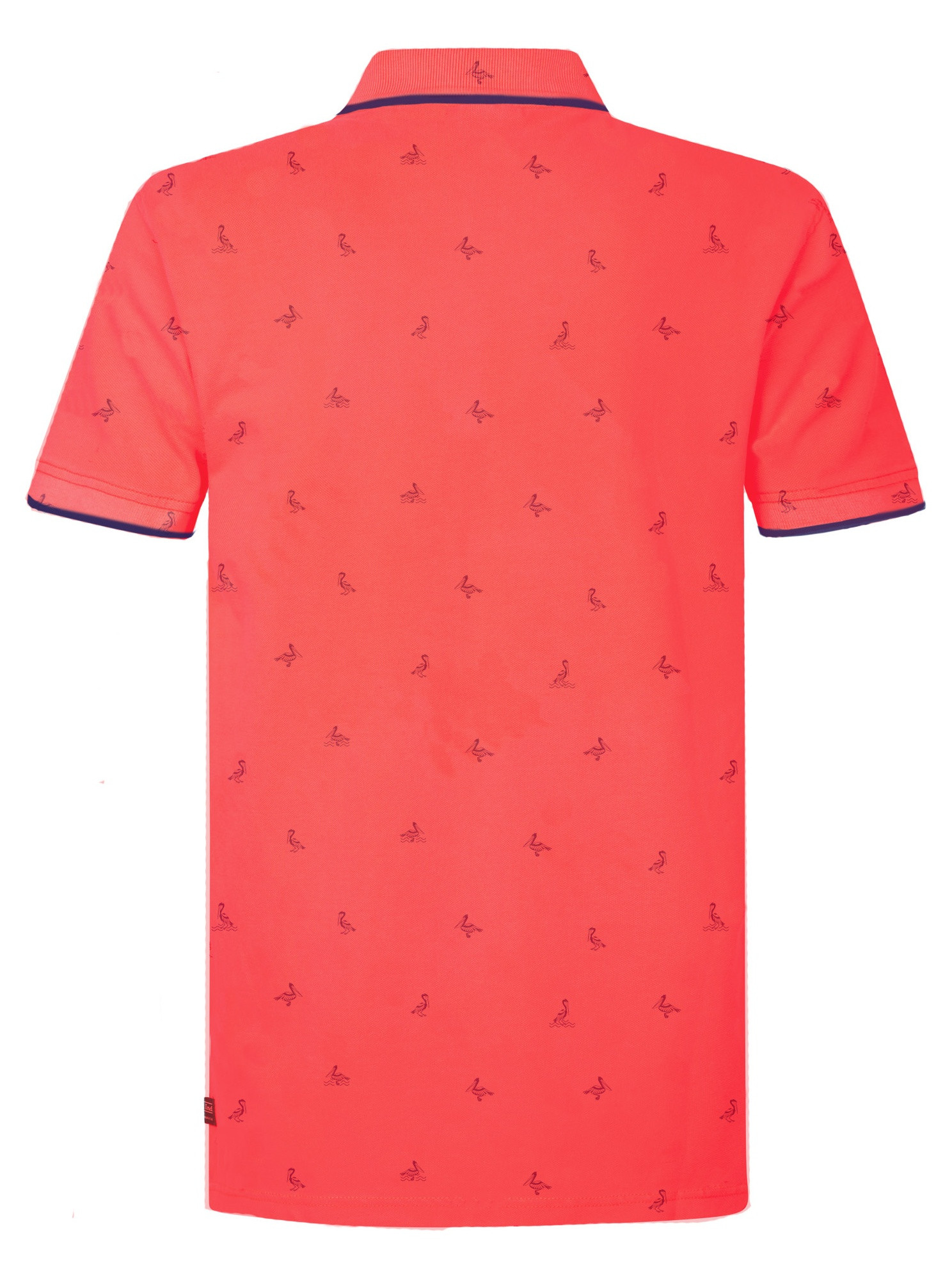 Petrol Polo all-over patroon M-1050-POL106 Koraal