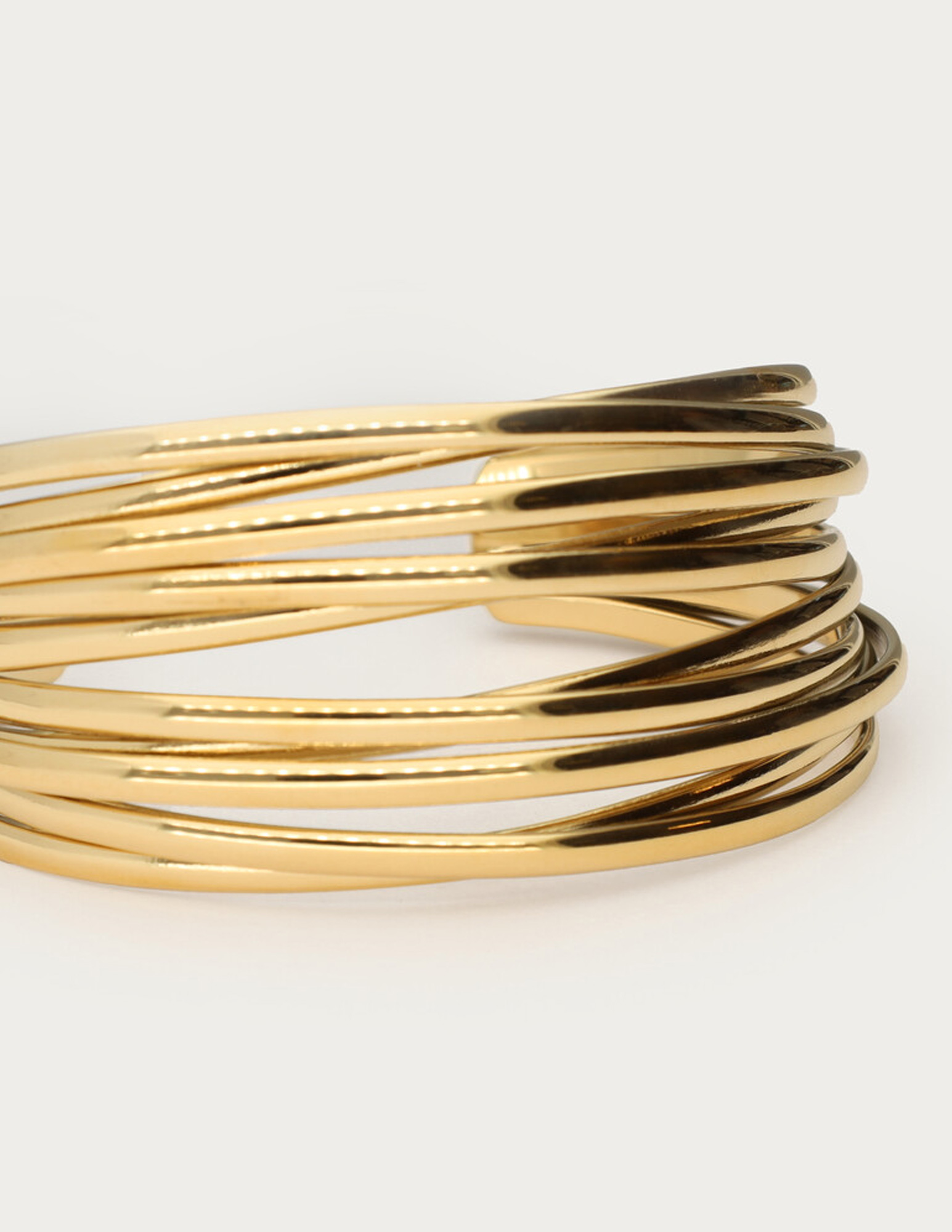 My Jewellery Tropical bangle met gekruiste draden MJ15598 Goud