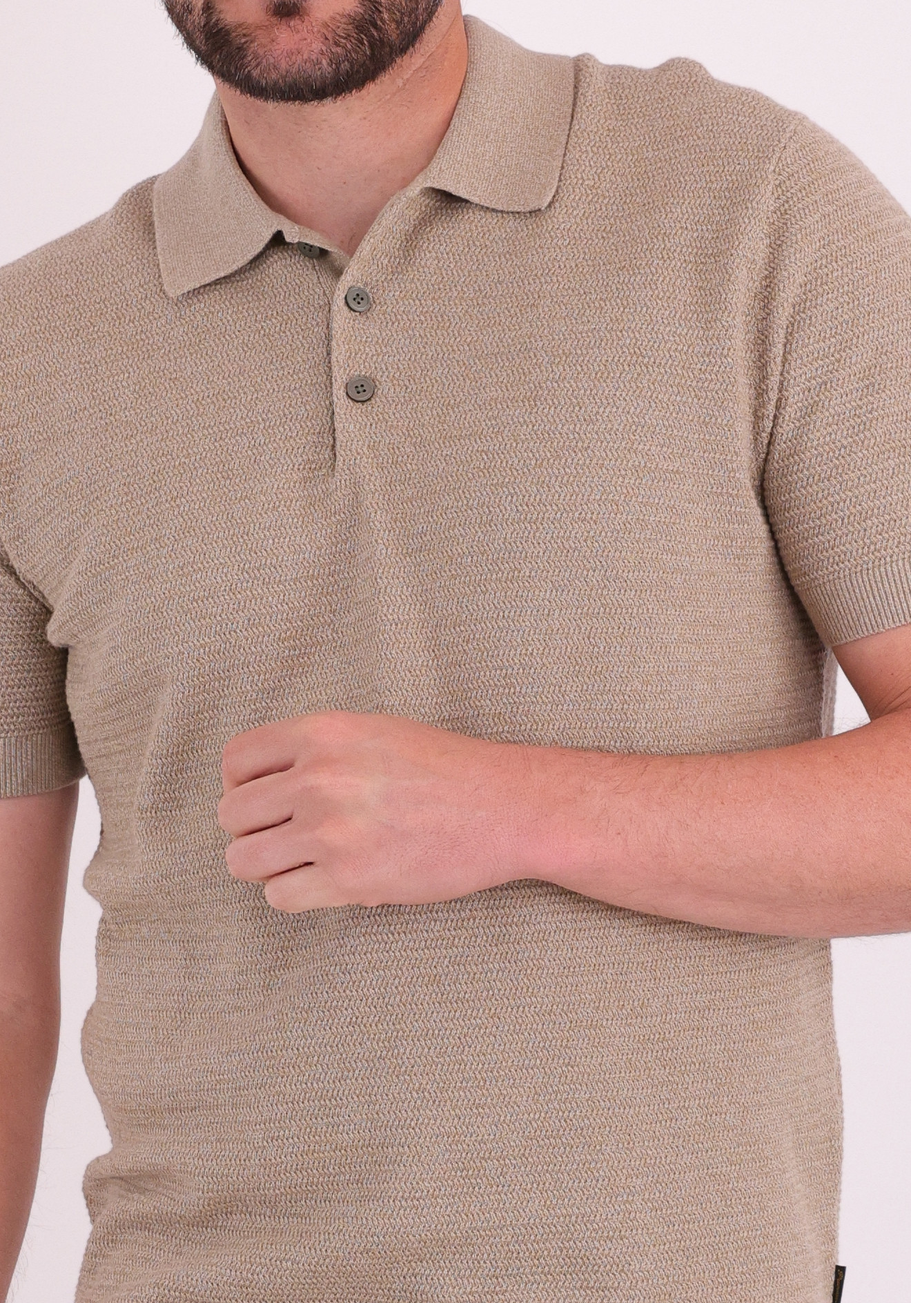 JACK & JONES Polo Riley 12292034 Zand