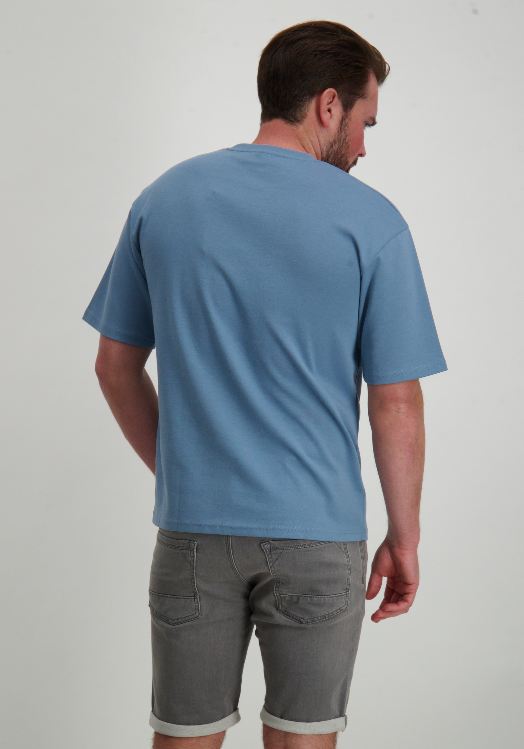 ONLY & SONS T-shirt Caspian airflex 22031940 Blauw