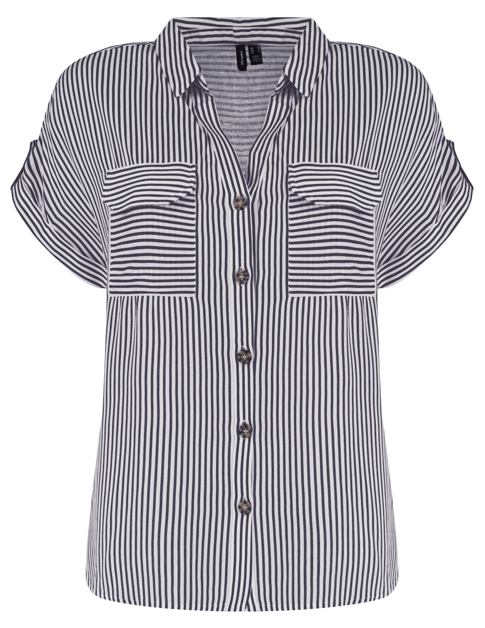 Vero moda Blouse Bumpy 10310139 Donker blauw