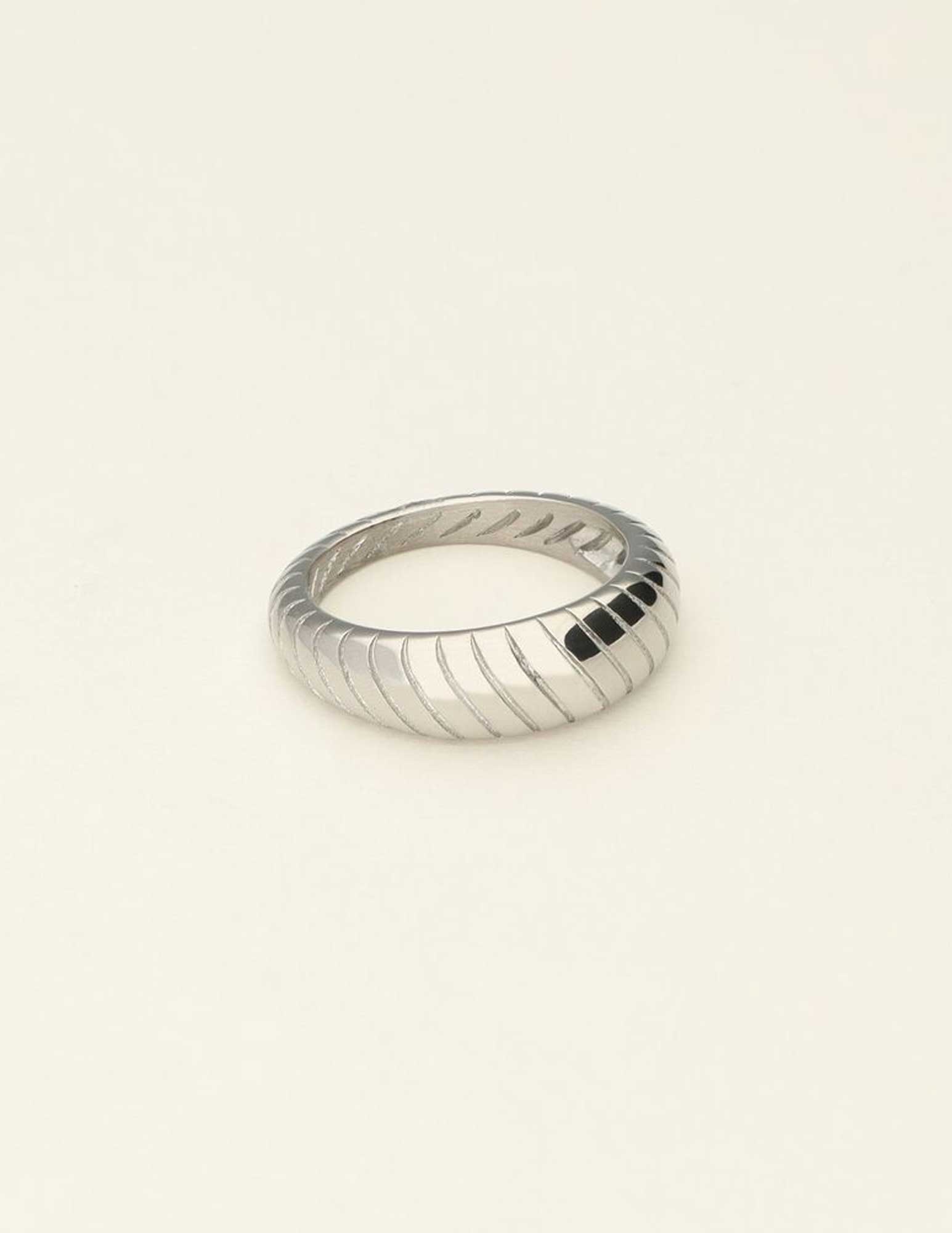 My Jewellery Ring met ribbels MJ09524 Zilver