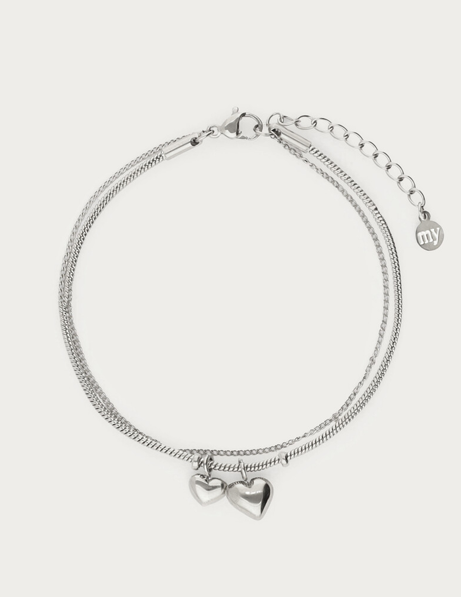 My Jewellery Dubbele armband mommy to be MJ14713 Zilver
