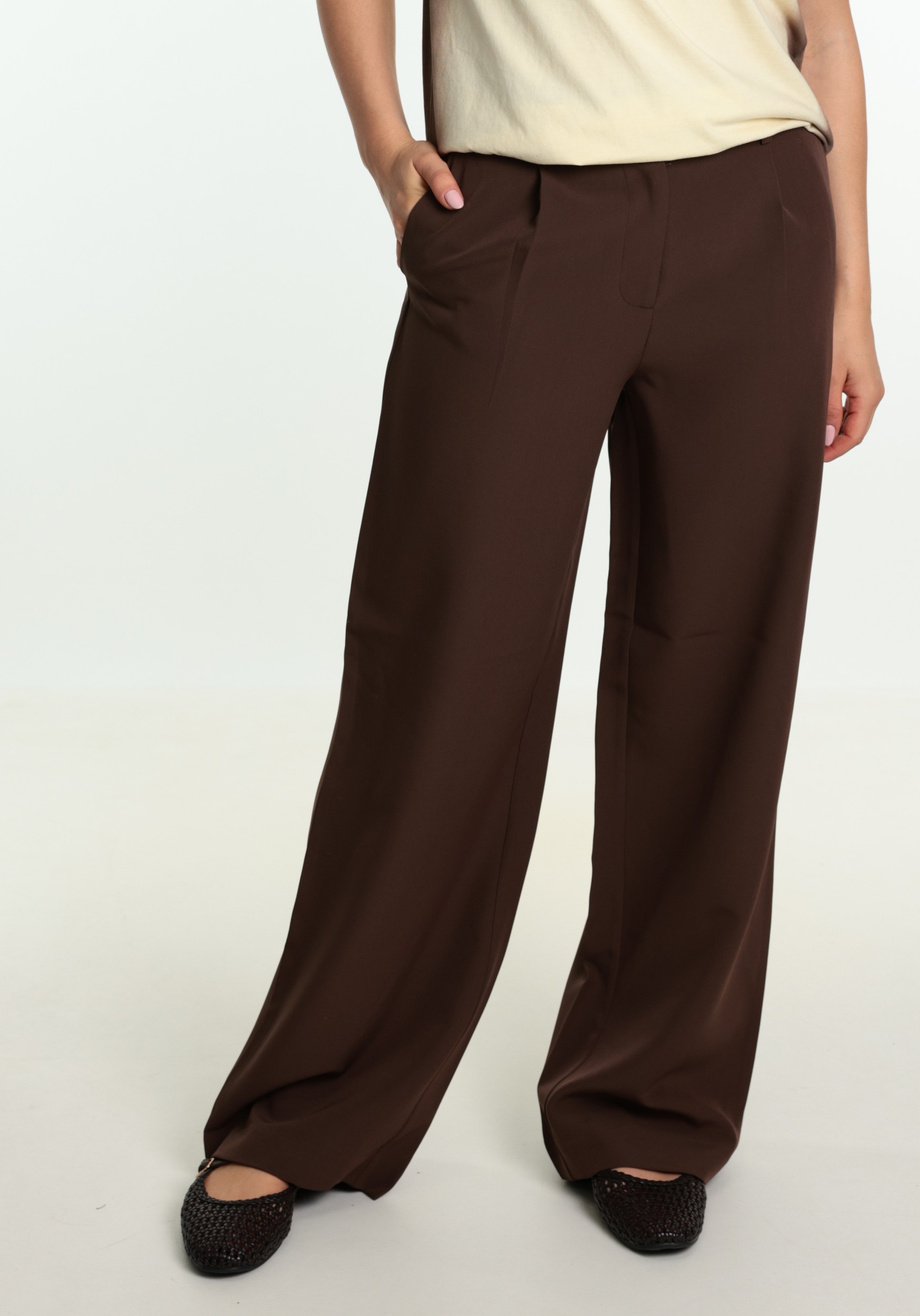 ONLY Broek Linda-Berry 15377077 Bruin