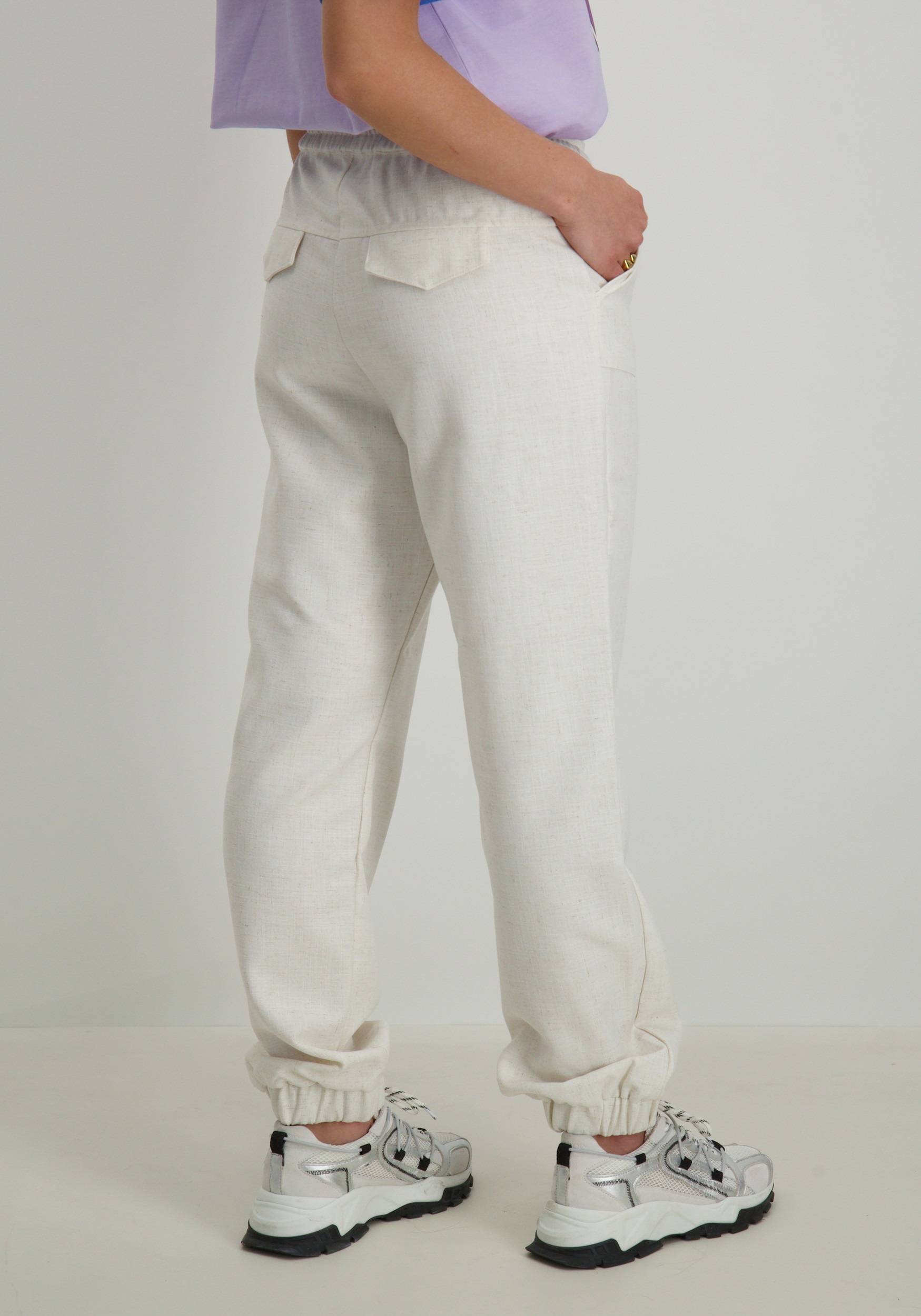 Lofty Manner Broek Evelina QC36 Ecru