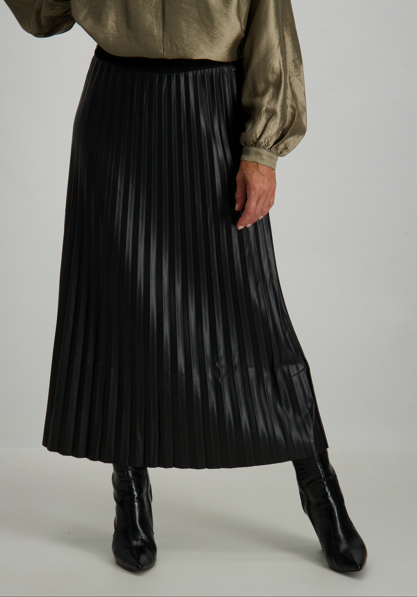 Tramontana Rok Plise Q33-13-201 Zwart