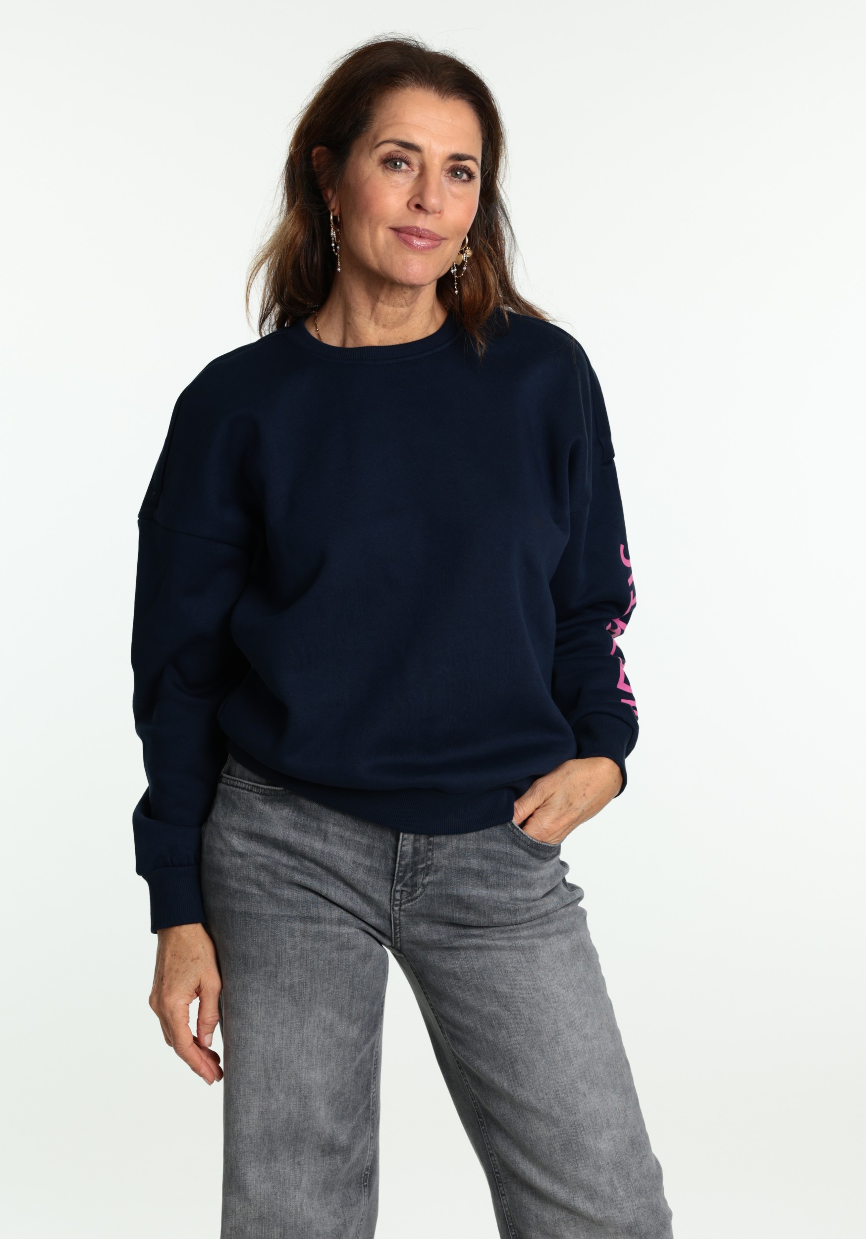 ONLY Sweater Zenja 15365859 Donker blauw