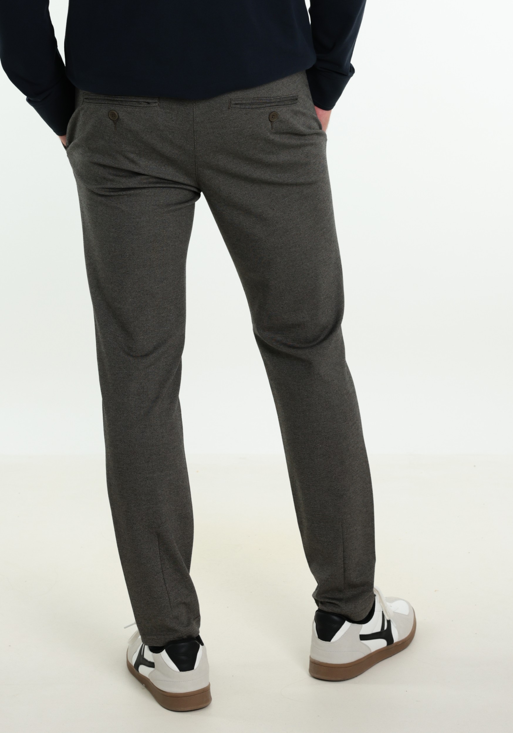 ONLY & SONS Mark pants herringbone 22022911 Midden grijs