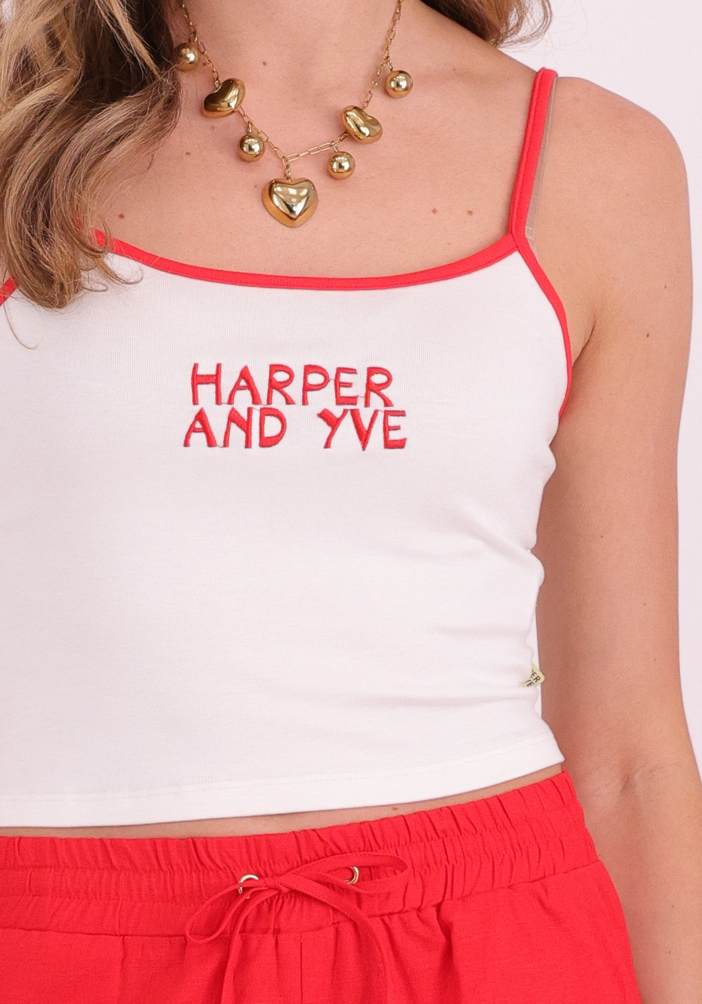 Harper & Yve Top Cally HS6P408 Ecru
