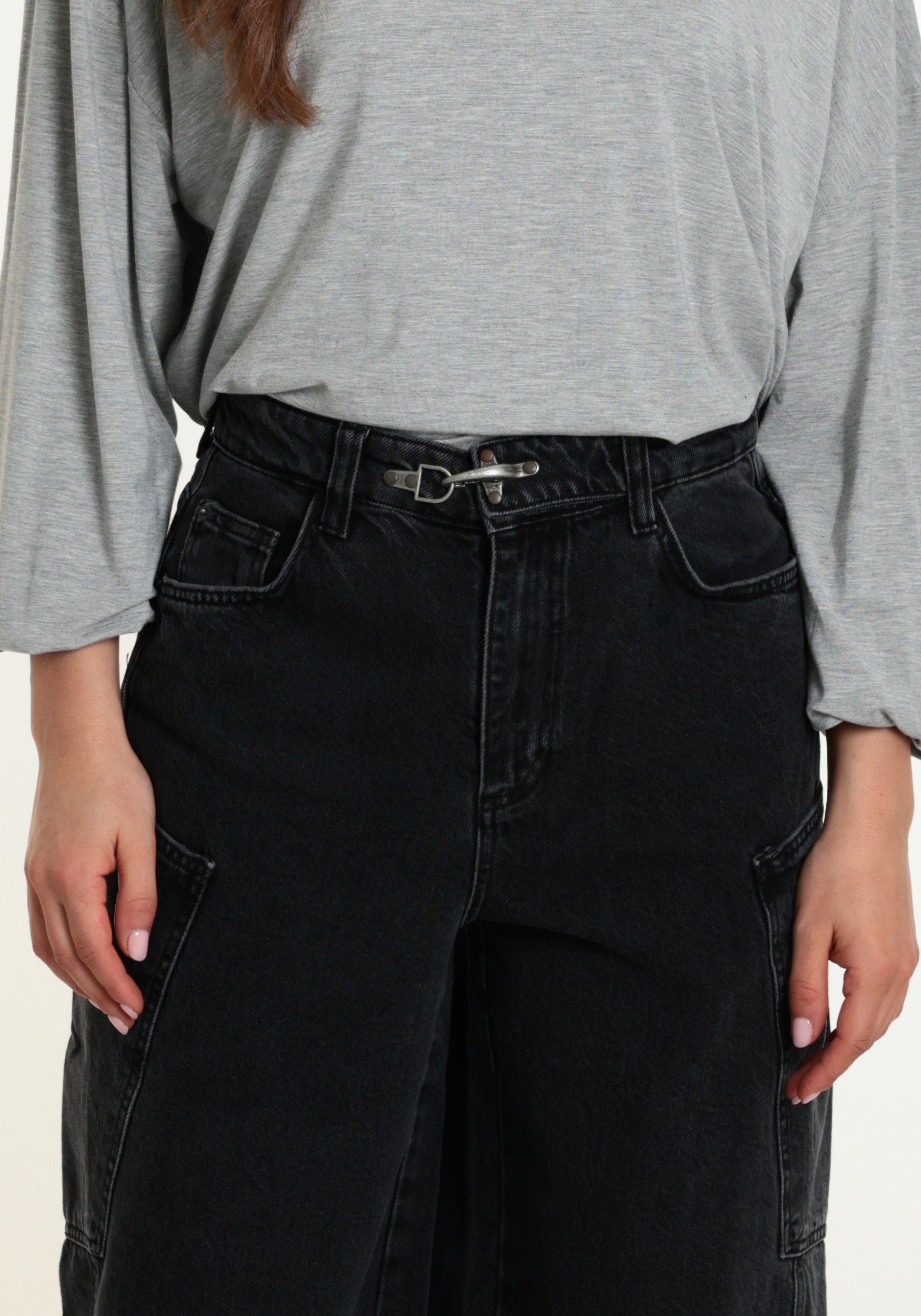 Harper & Yve Jeans Jovy AW6D107 Donker Grijs