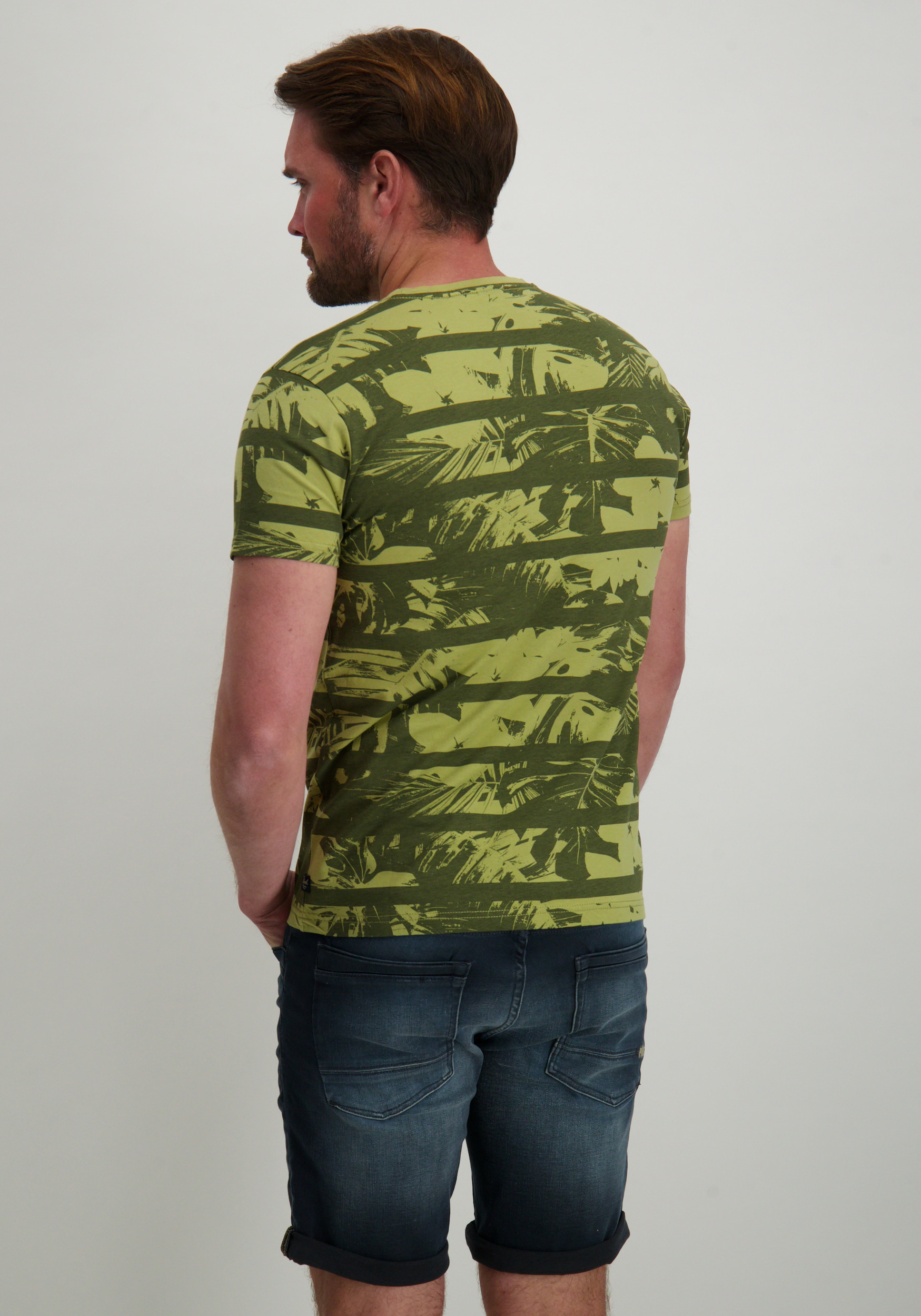 Petrol T-shirt M-1050-TSR113 Groen