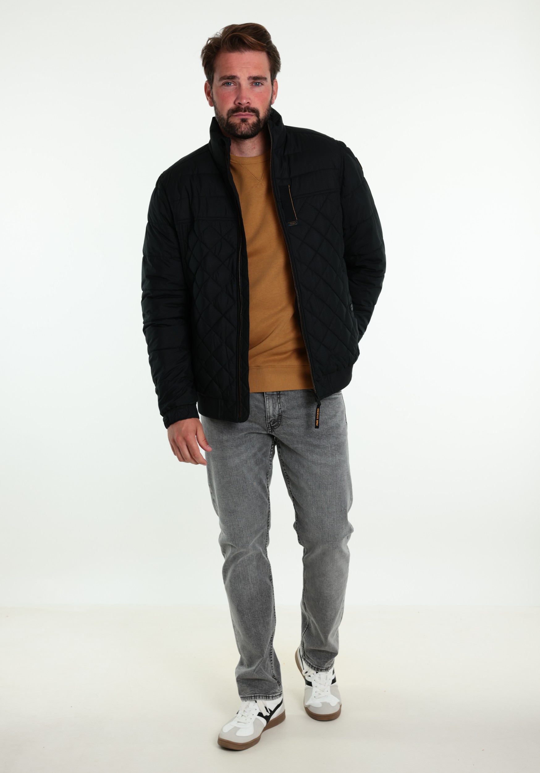 PME Legend Tussenjas Flight jacket PJA2608113 Zwart