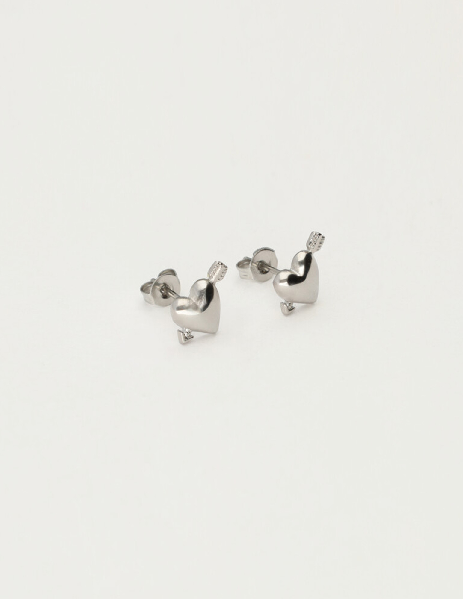 My Jewellery Studs cupido hartje MJ12087 Zilver