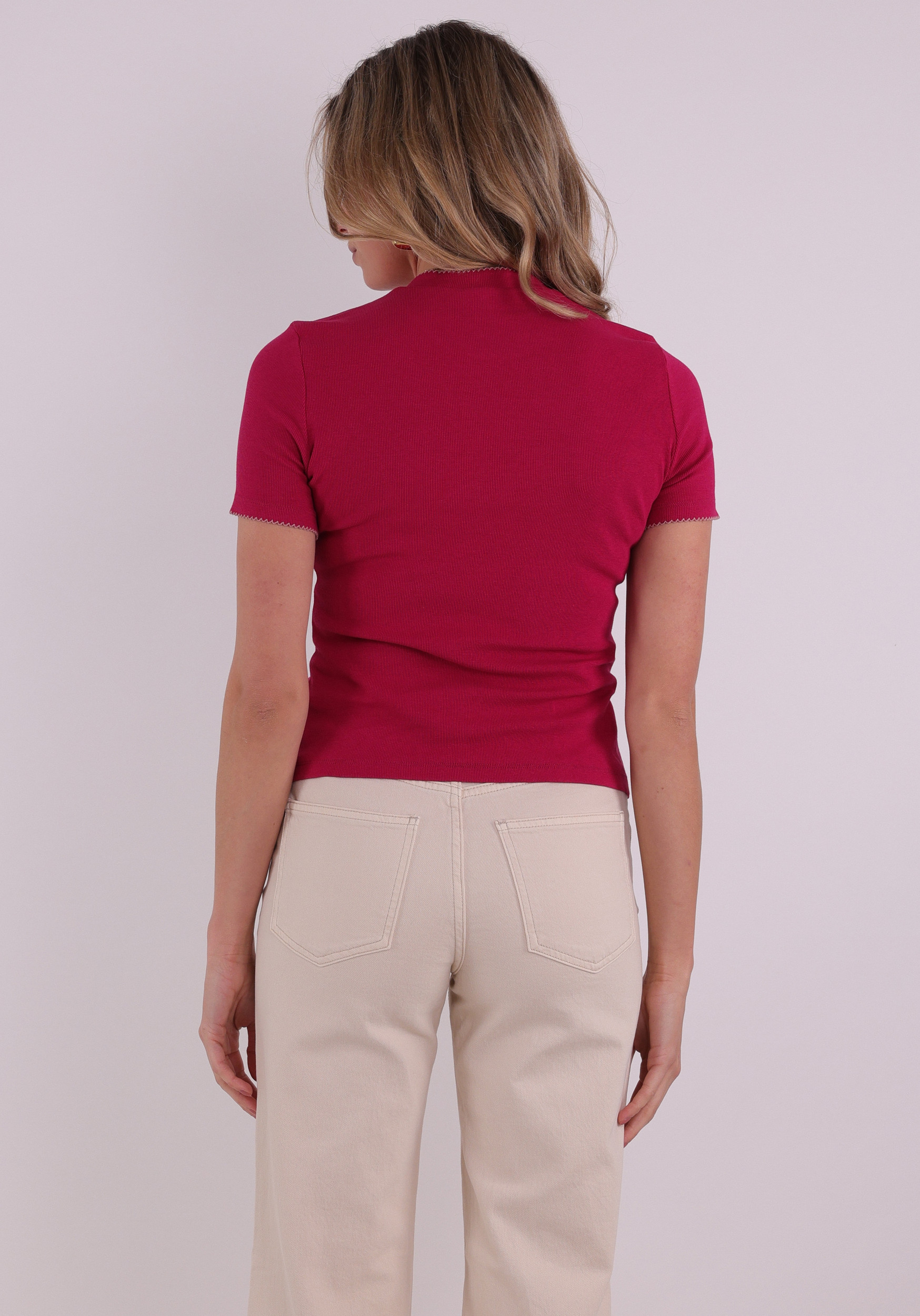 Harper & Yve Top Cammy SS6P408 Donker rose