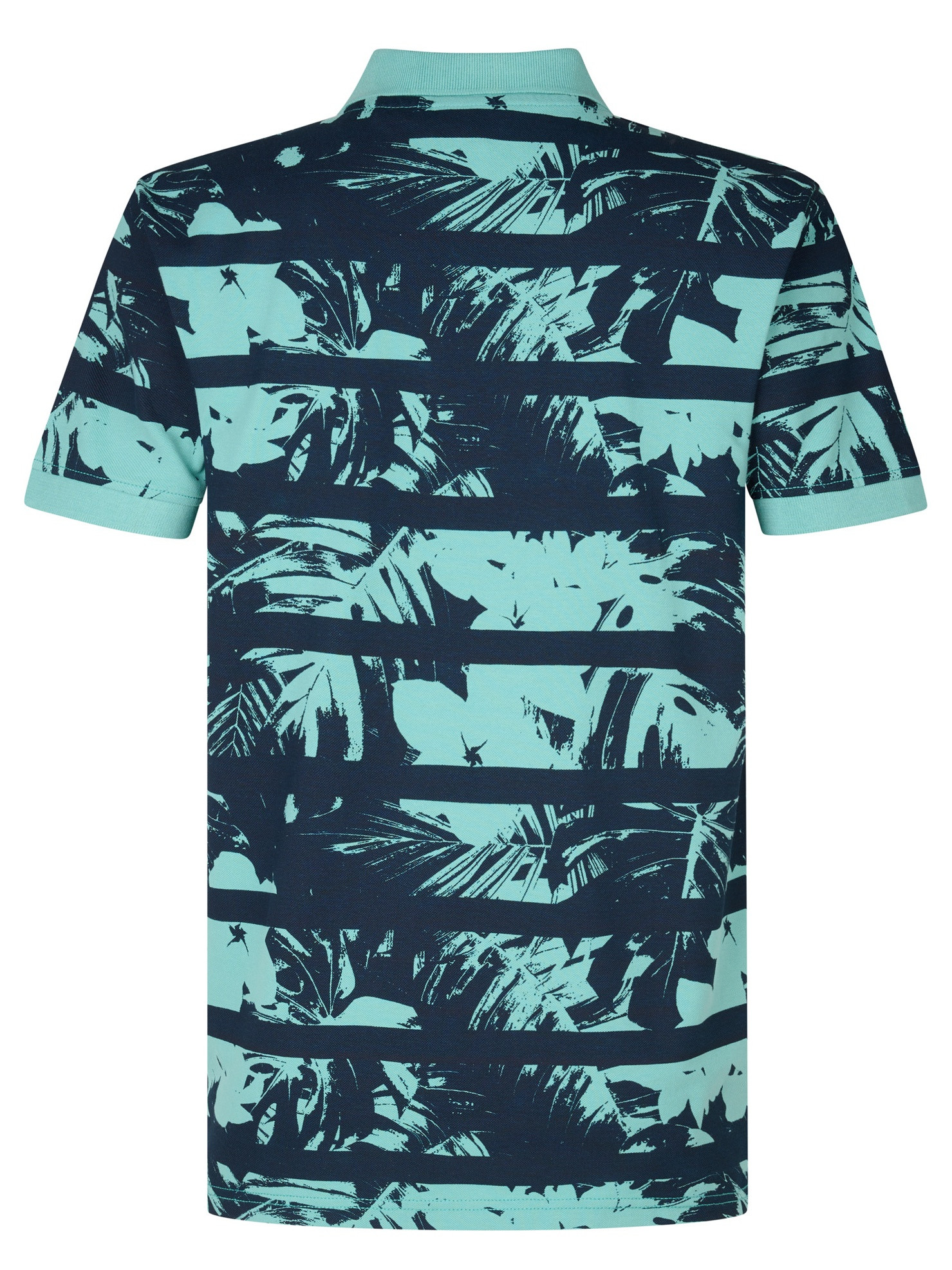 Petrol Polo All-over print M-1050-POL104 Turquoise