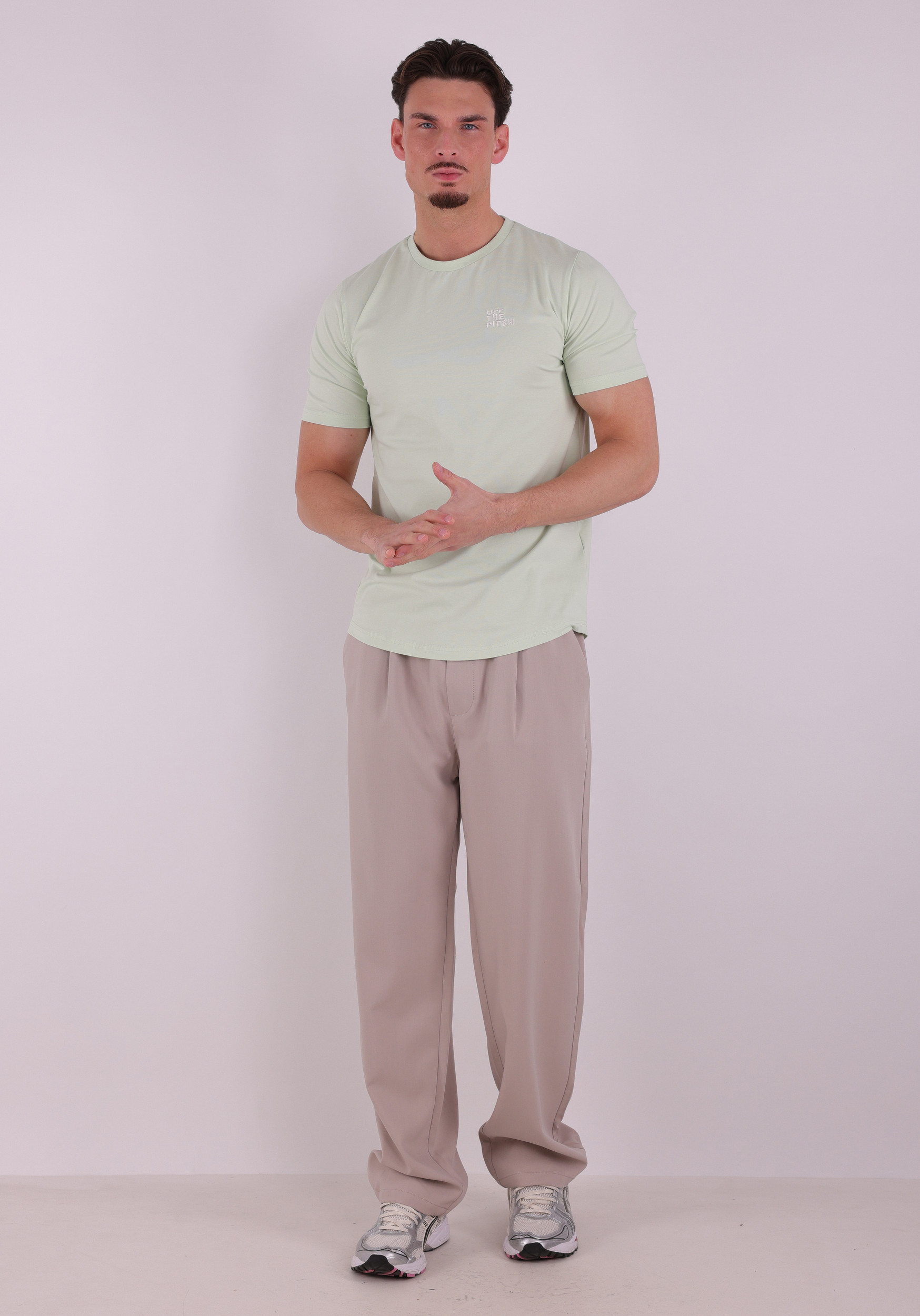 Off The Pitch T-shirt Full Stop OTP261203 Licht groen