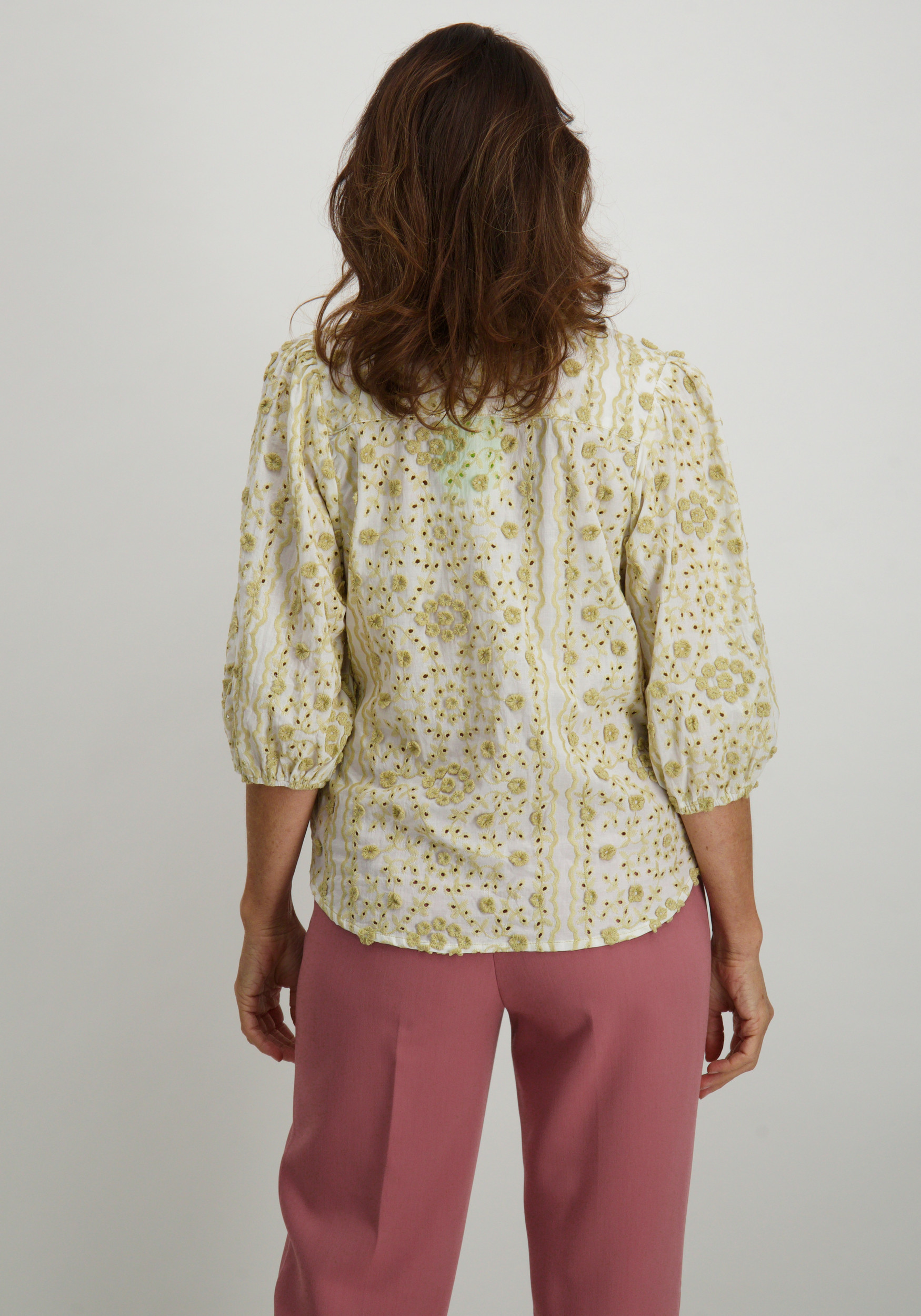 Aaiko BV Blouse LIEN 2 TONE CO 530 Beige