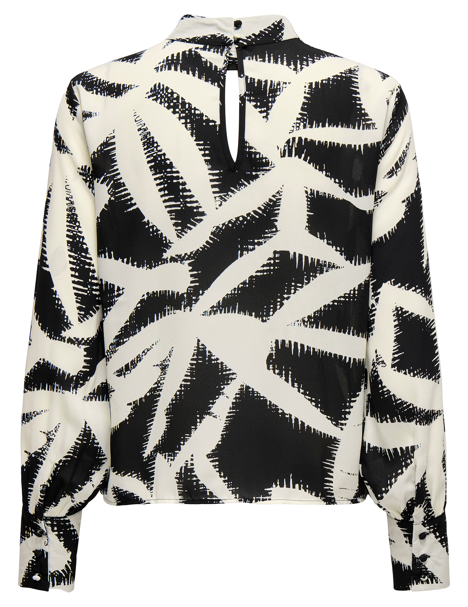 Jacqueline de jonge Blouse Base 15336122 Zwart/Wit