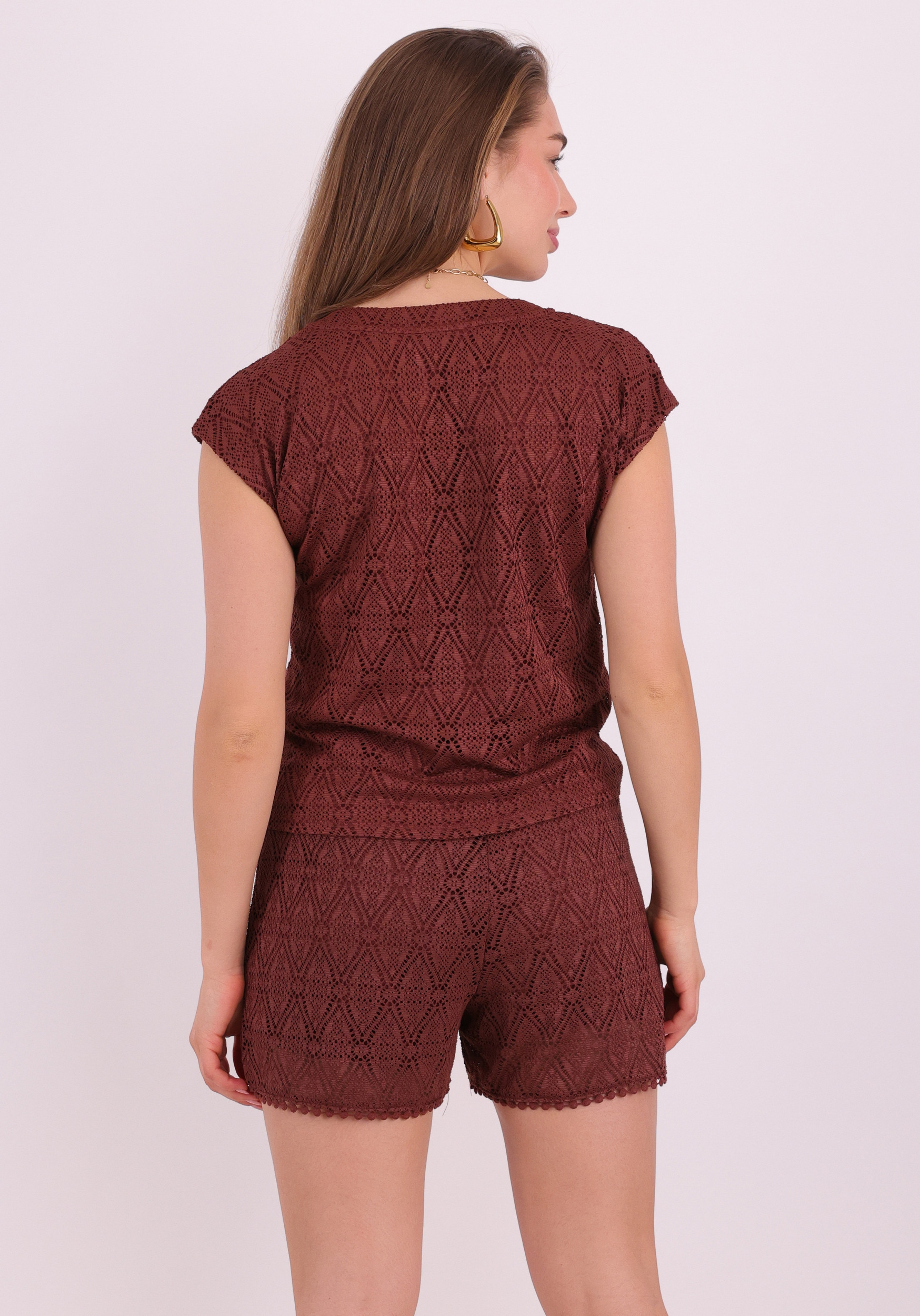 VERO MODA Top Maya 10341413 Bruin