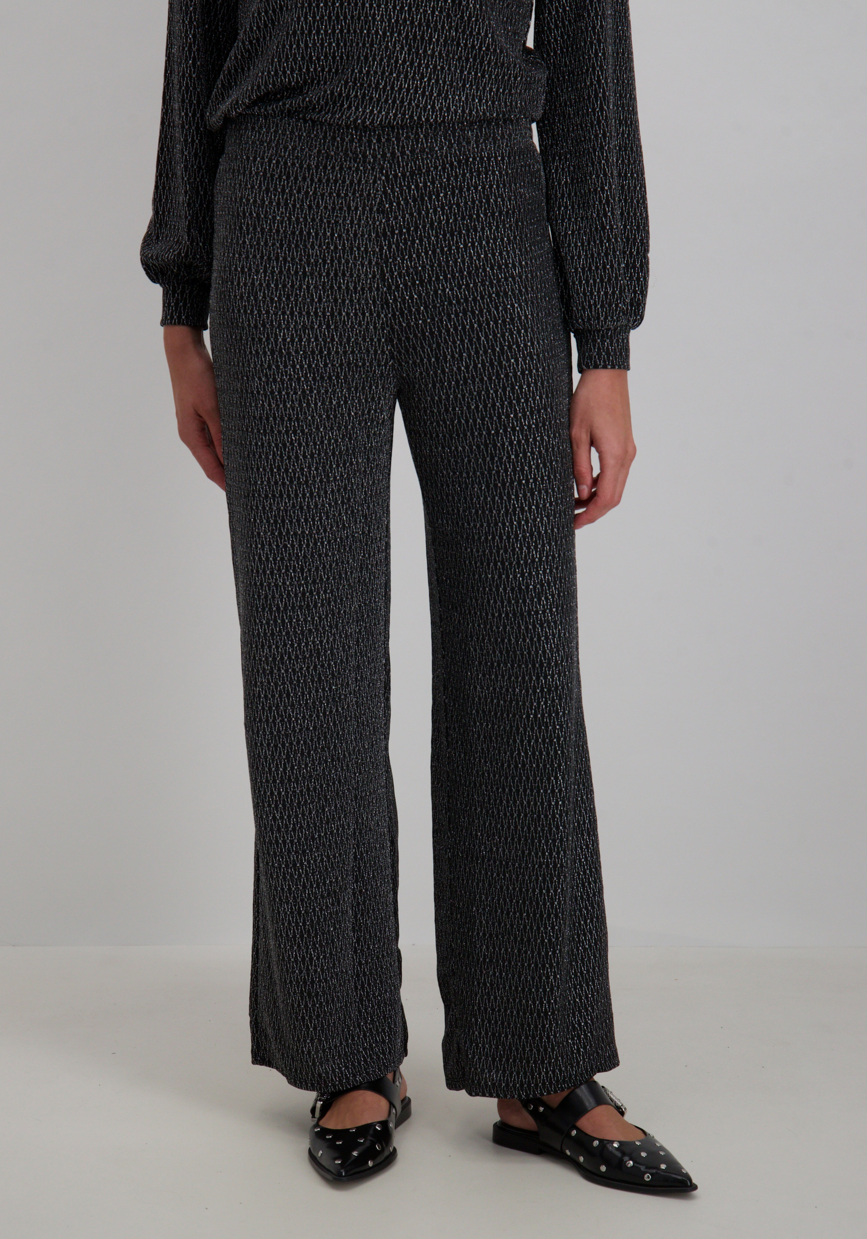 Only Glitter broek Carol 15360961 Zilver