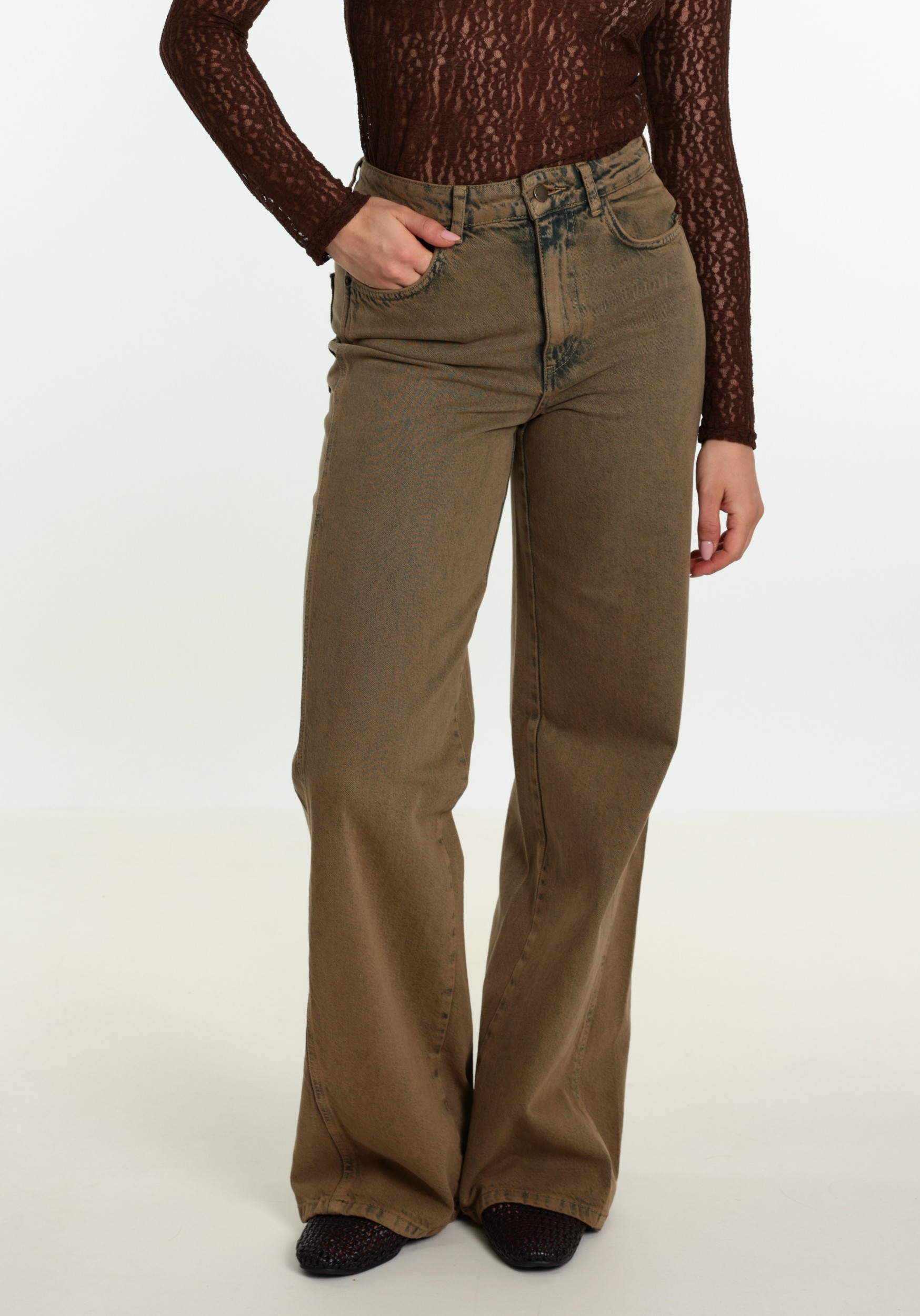 Harper & Yve Jeans Mayra AW6D105 Donker beige