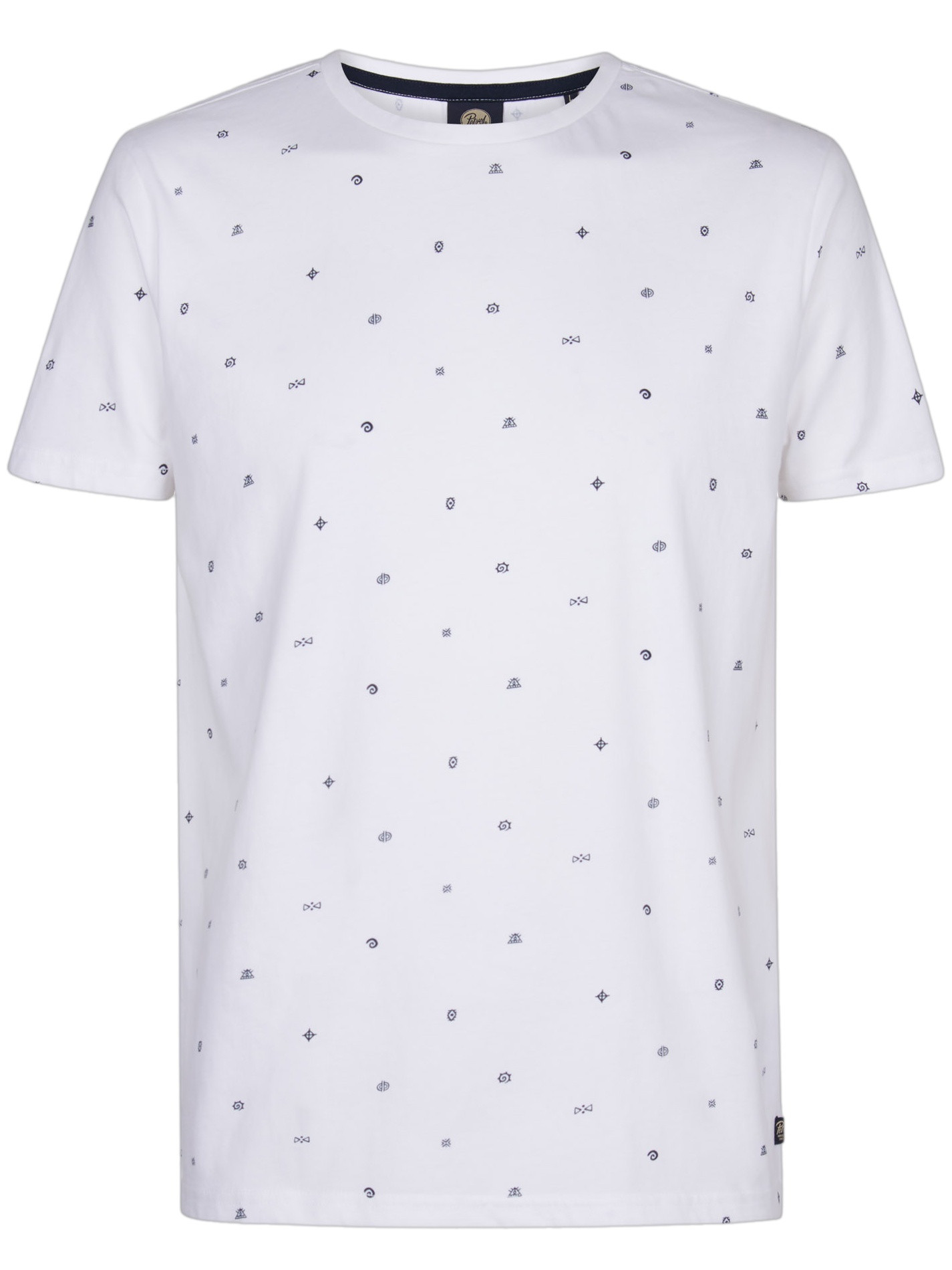Petrol T-shirt M-1060-TSR131 Wit