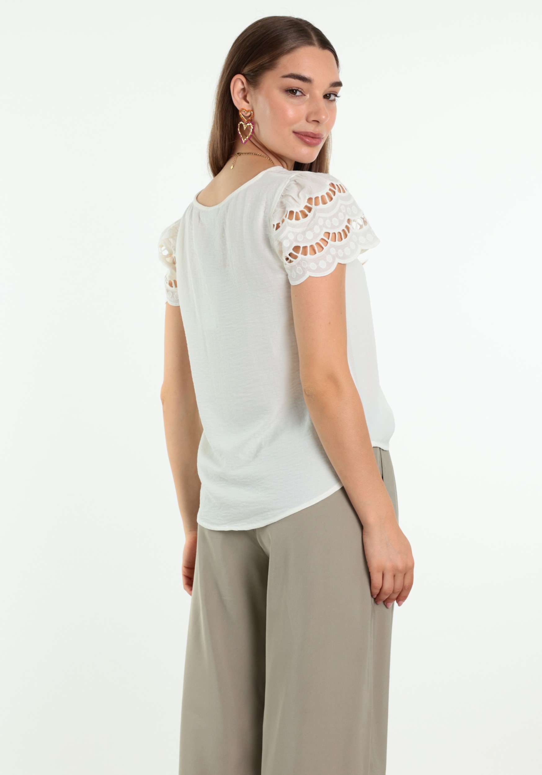 JDY Blouse Hannah 15312609 Wolwit-ecru