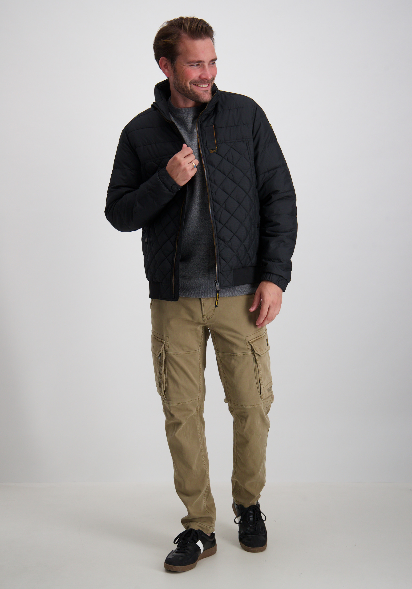 PME Legend Flightjacket Cargo PJA2508118 Zwart