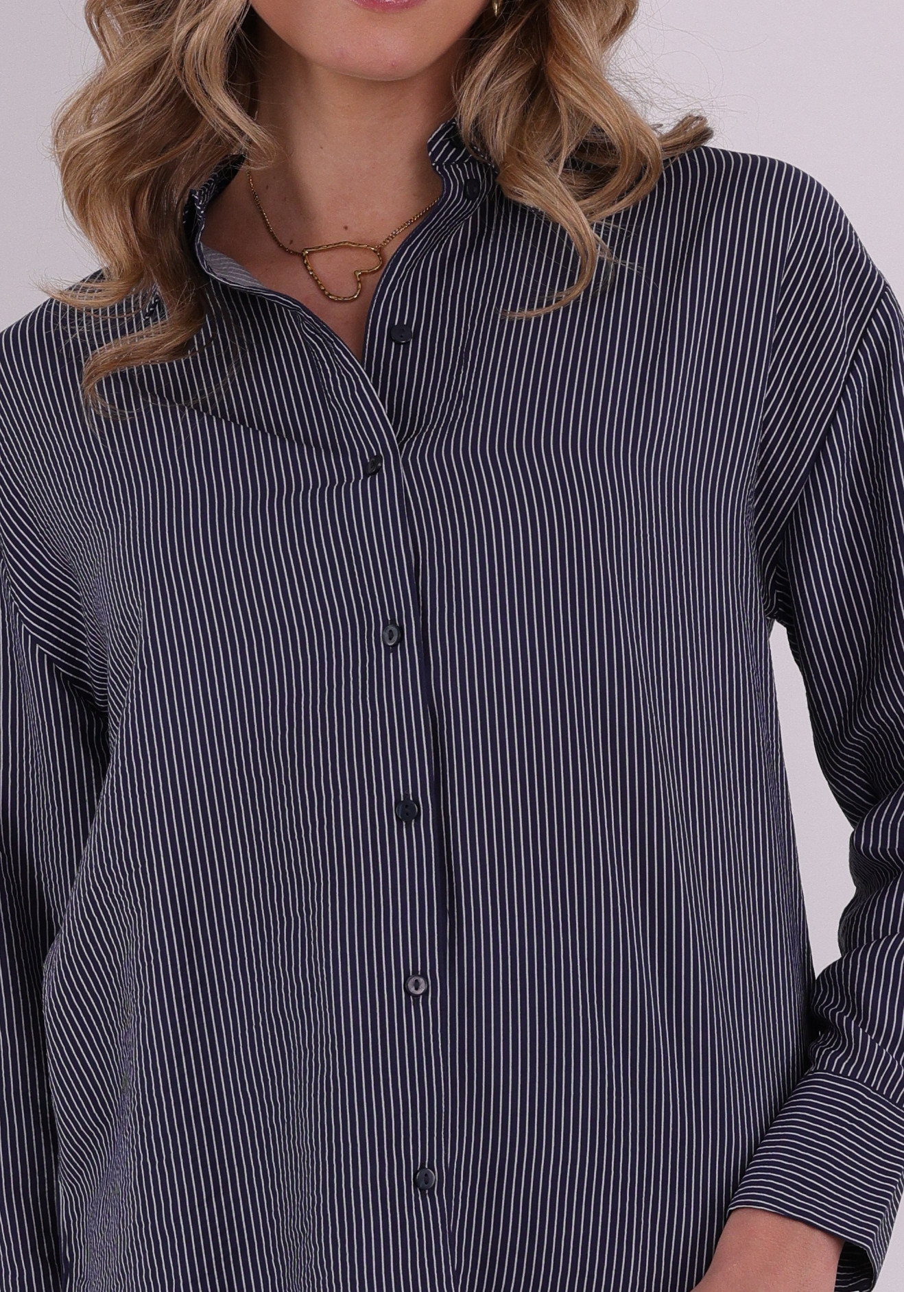 Jacqueline de jonge Blouse Barlie 15361064 Donker blauw