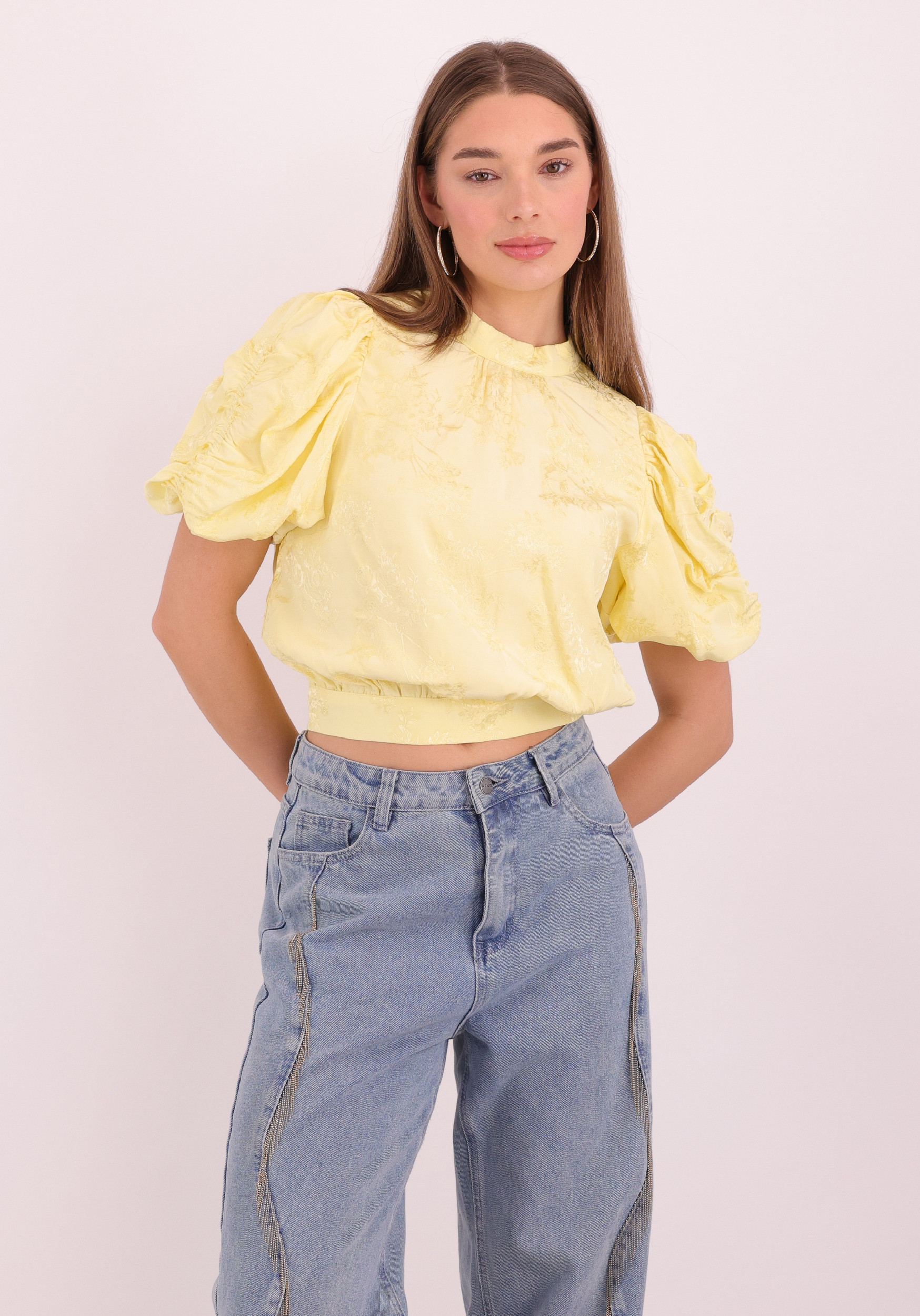 Harper & Yve Blouse Macey SS6P407 Licht geel