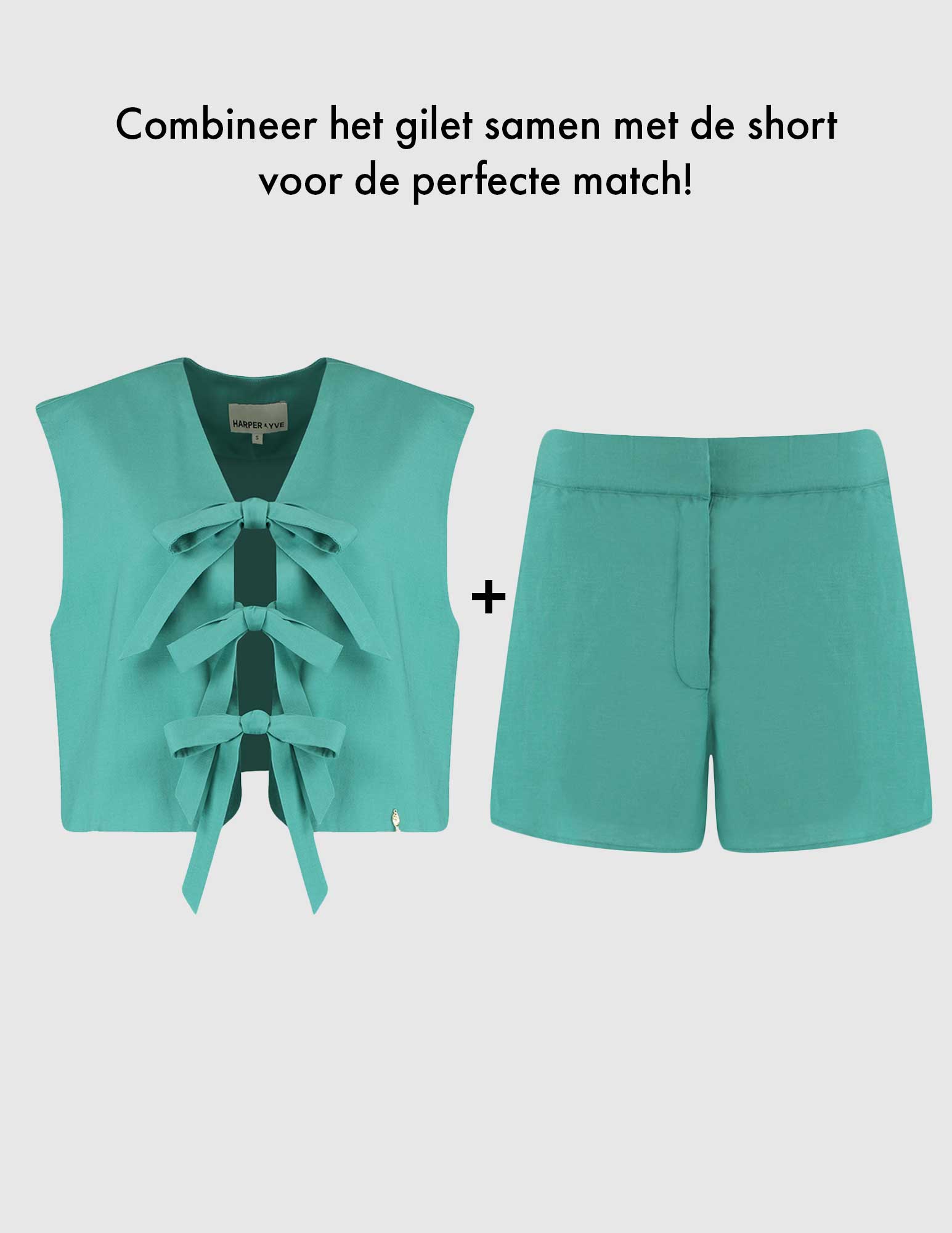 Harper & Yve Short Lacy HS25P109 Turquoise