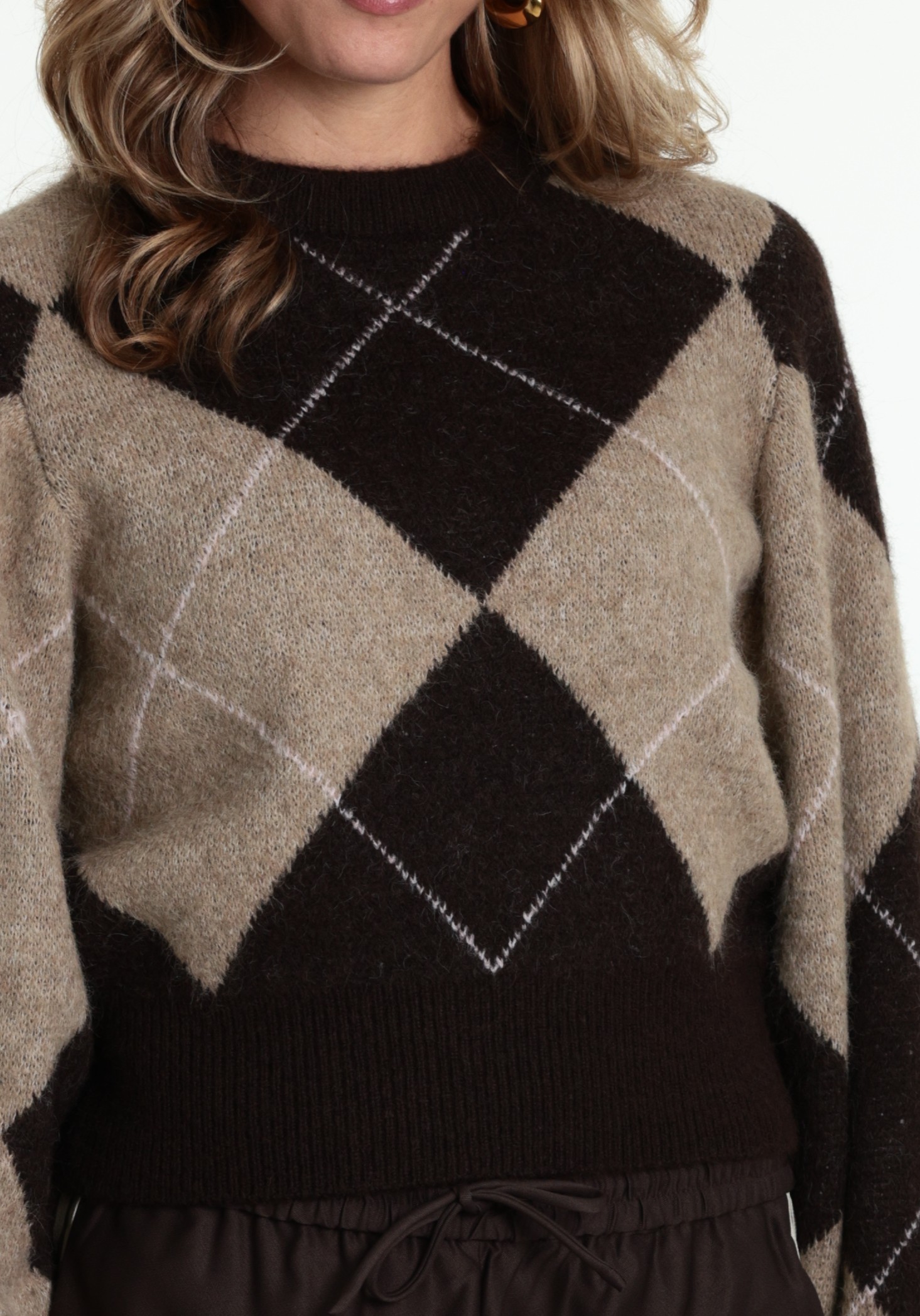 VERO MODA Trui Darla 10356262 Bruin