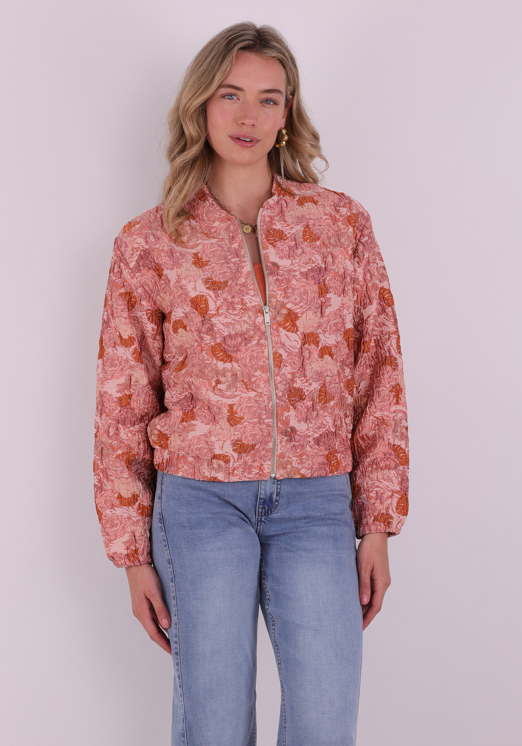 Geisha Bomberjack Jacquard 65032-21 Rose