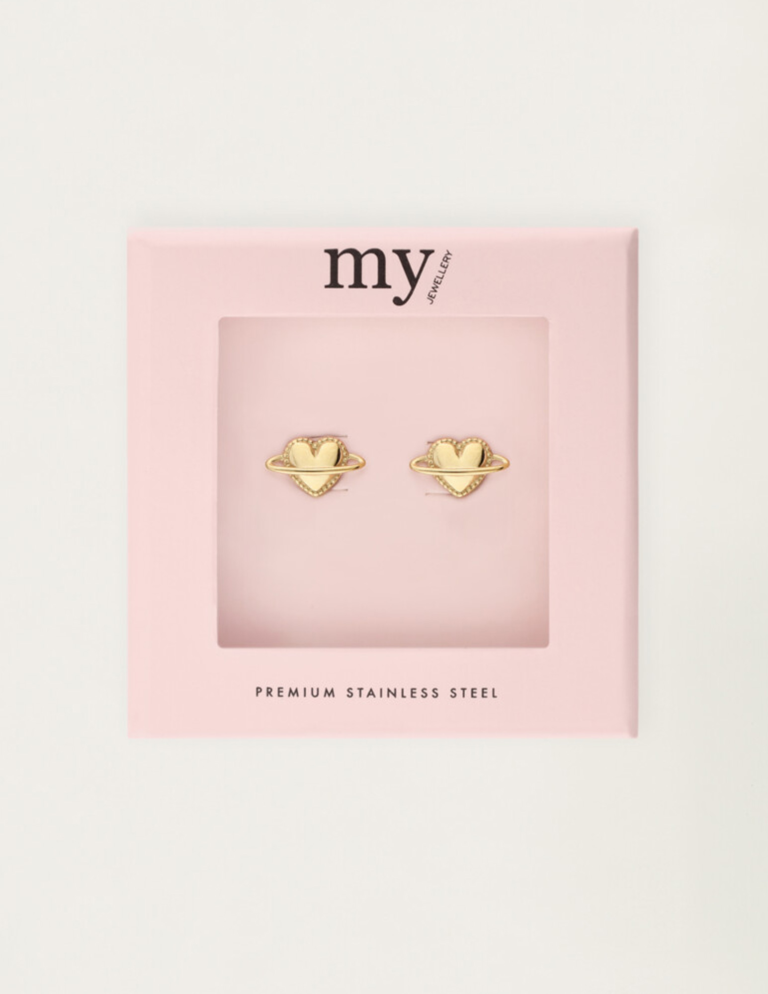 My Jewellery Studs ufo hart MJ12093 Goud