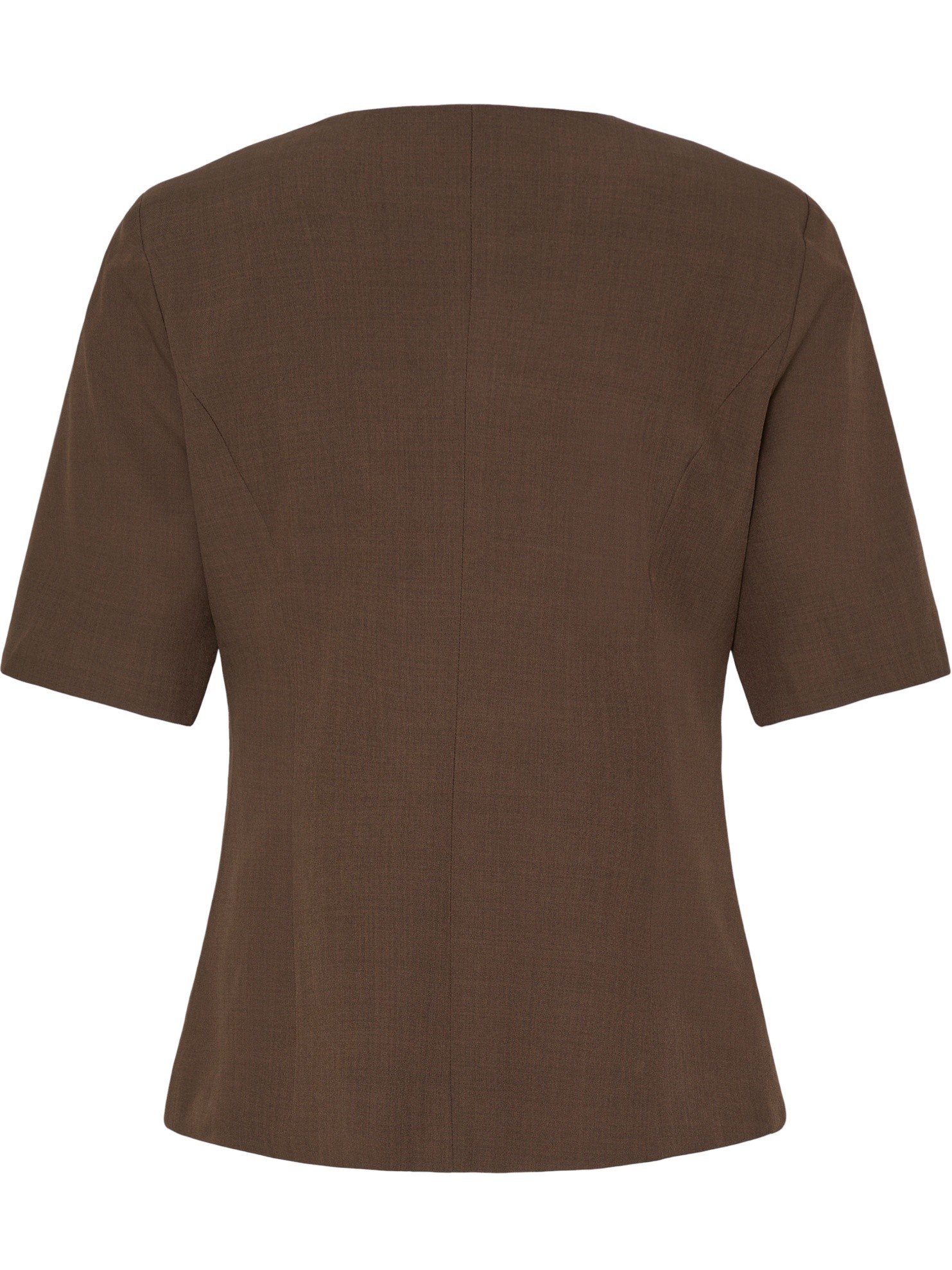 Ichi Blouse Fava 20126232 Donker bruin