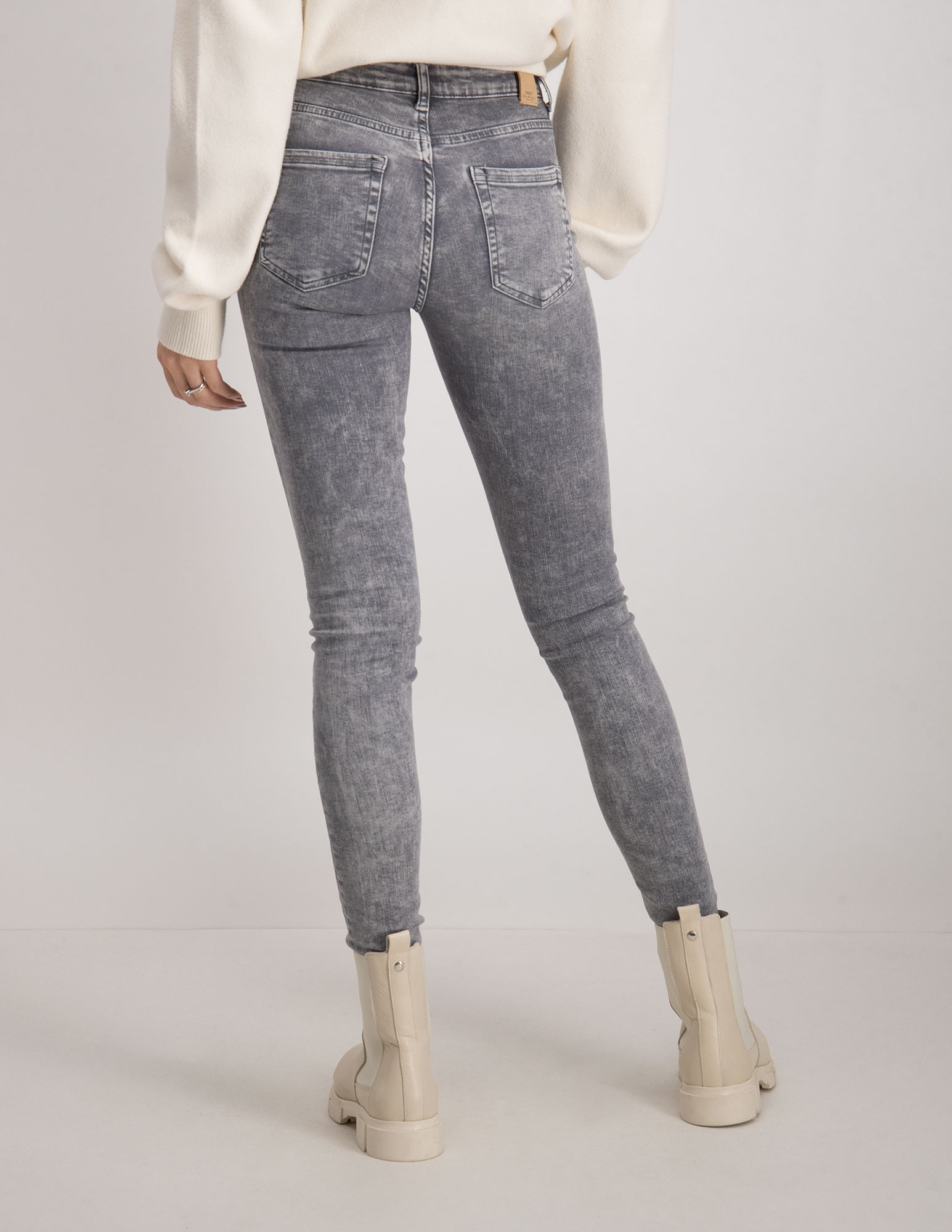 Only Skinny jeans Blush Life 15245366 Licht grijs