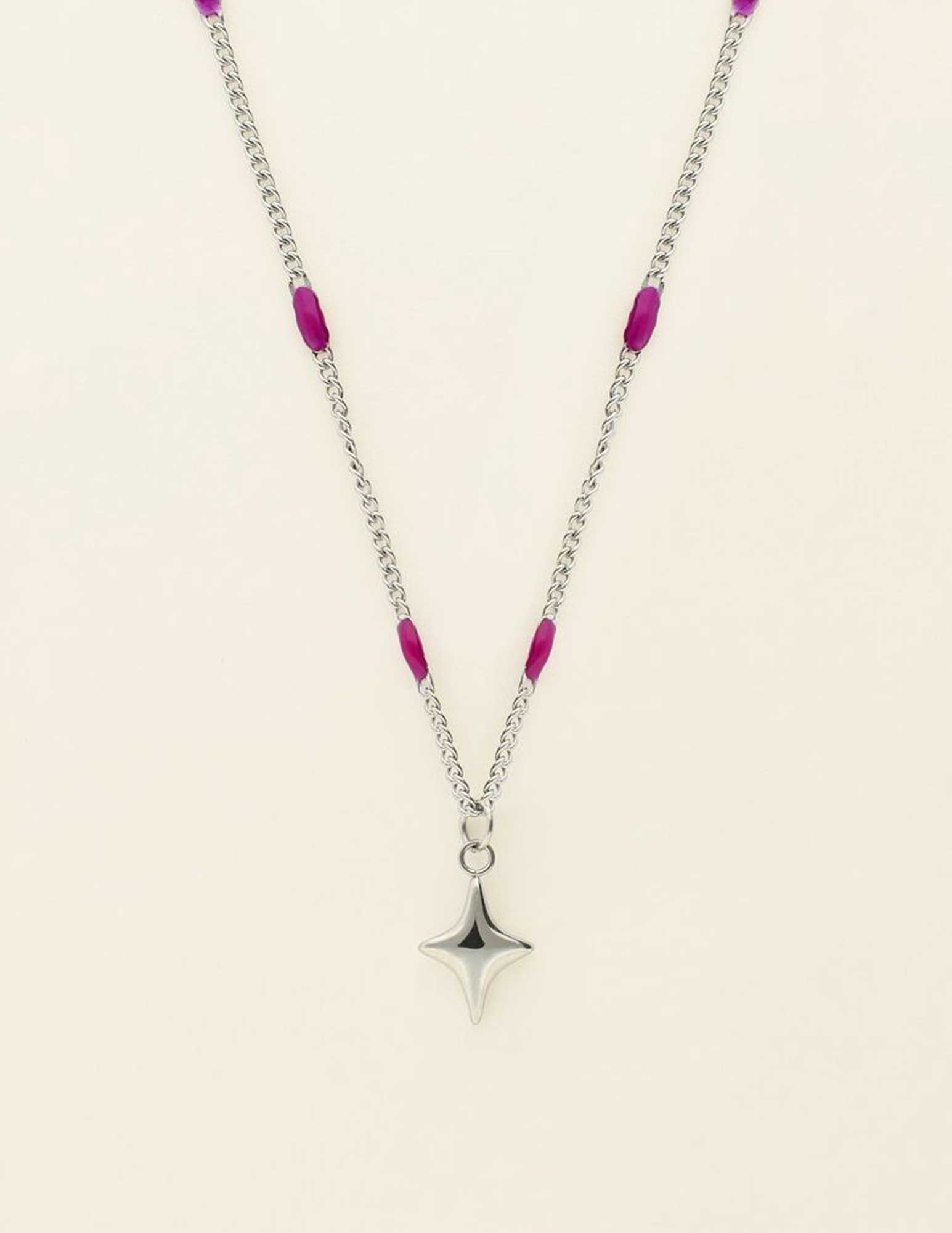 My Jewellery Mystic ketting sparkle MJ09424 Zilver