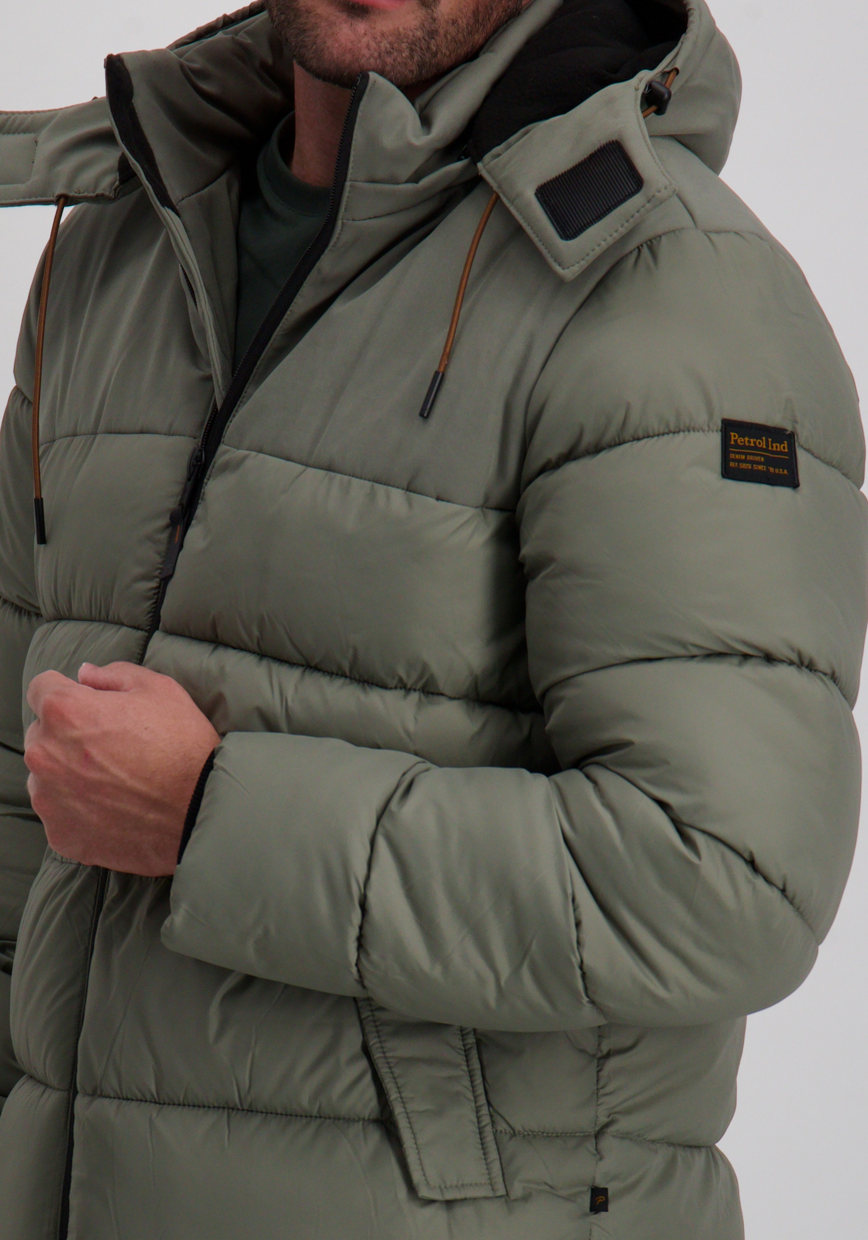 Petrol Winterjas M-3050-JAC109 Groen