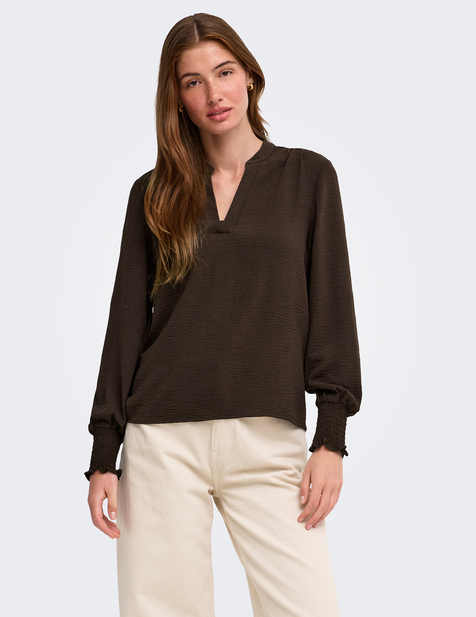 ONLY Blouse Mette 15284309 Bruin