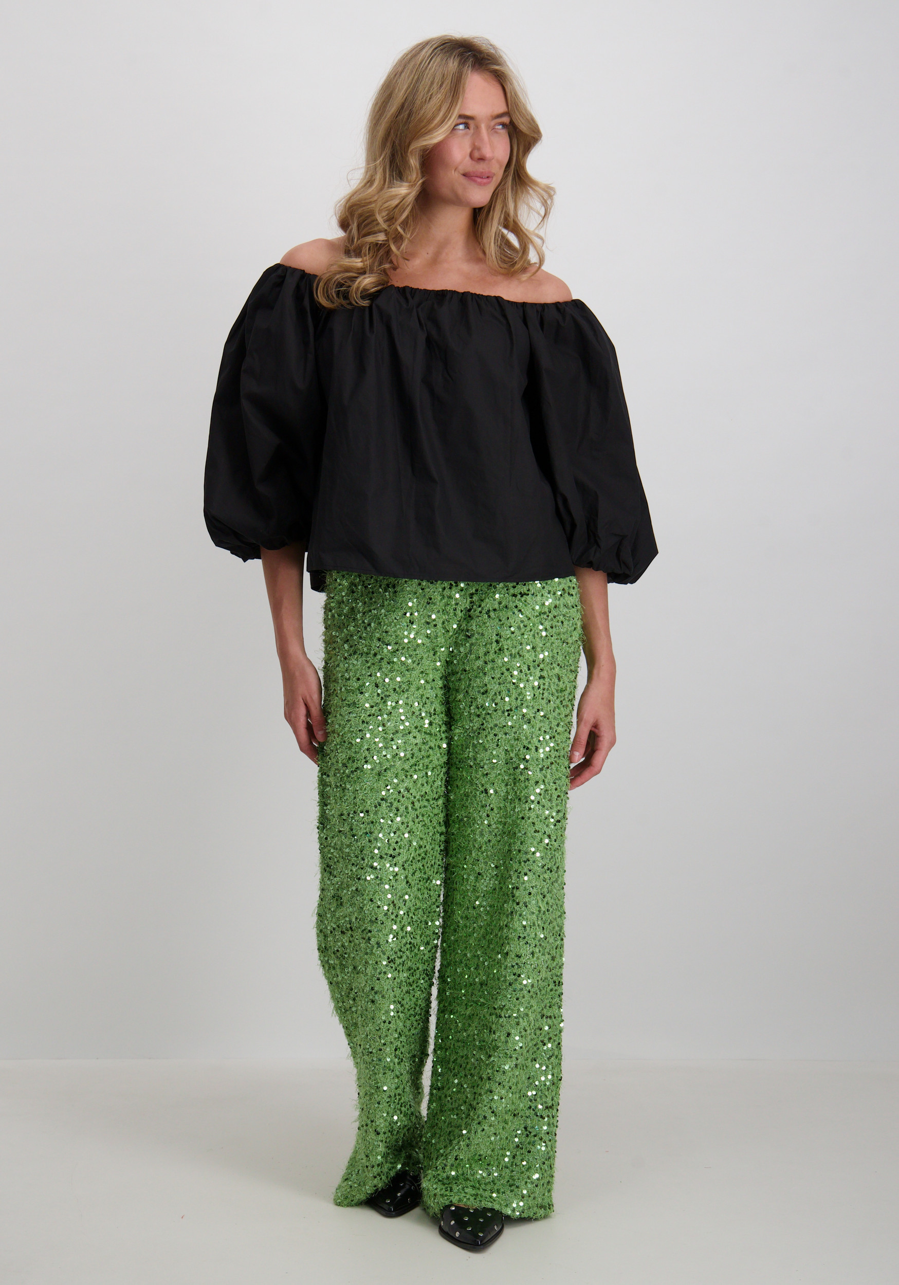 Harper & Yve Broek Holly DW25P114 Groen