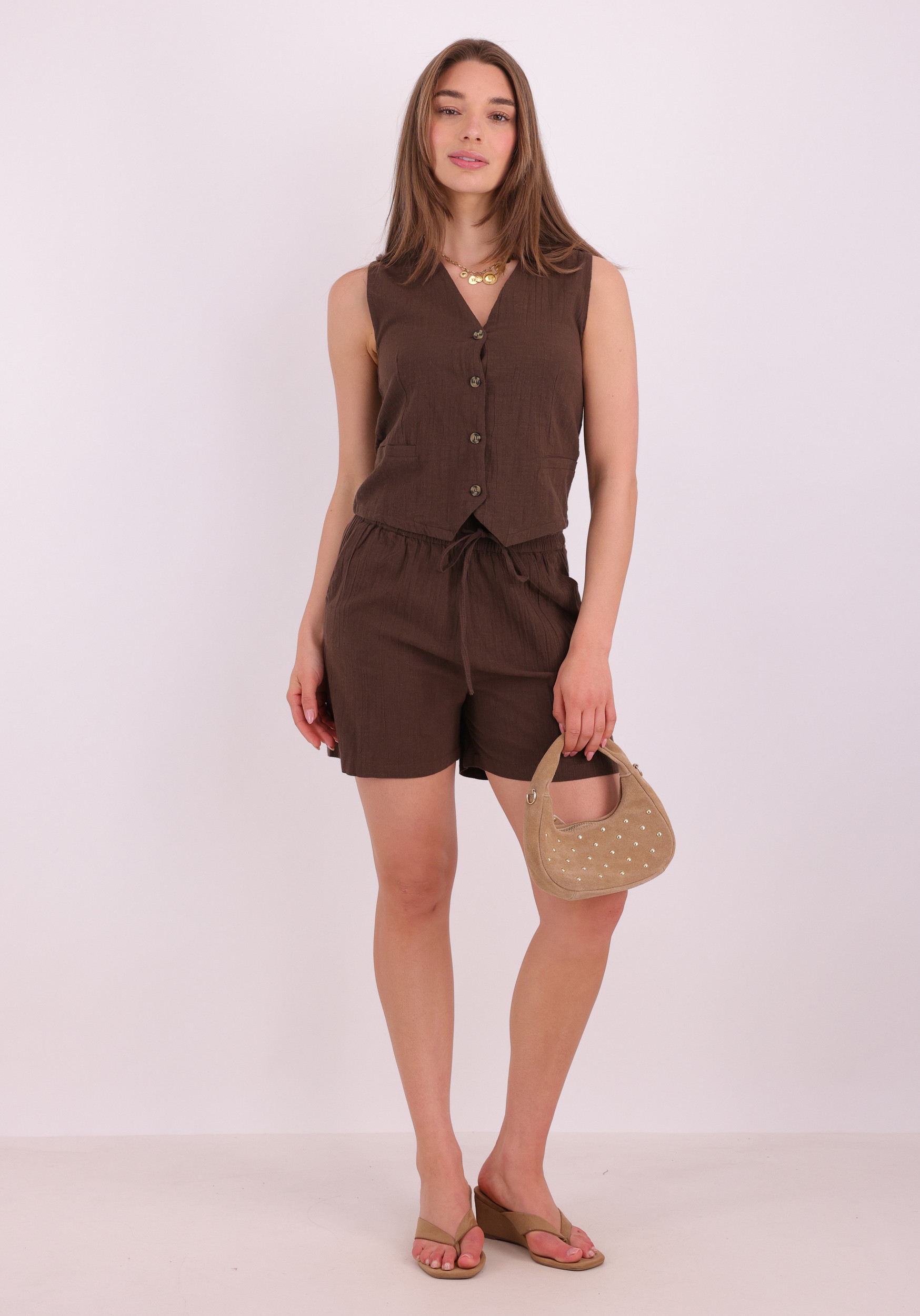 ONLY Short Tizana 15343637 Bruin