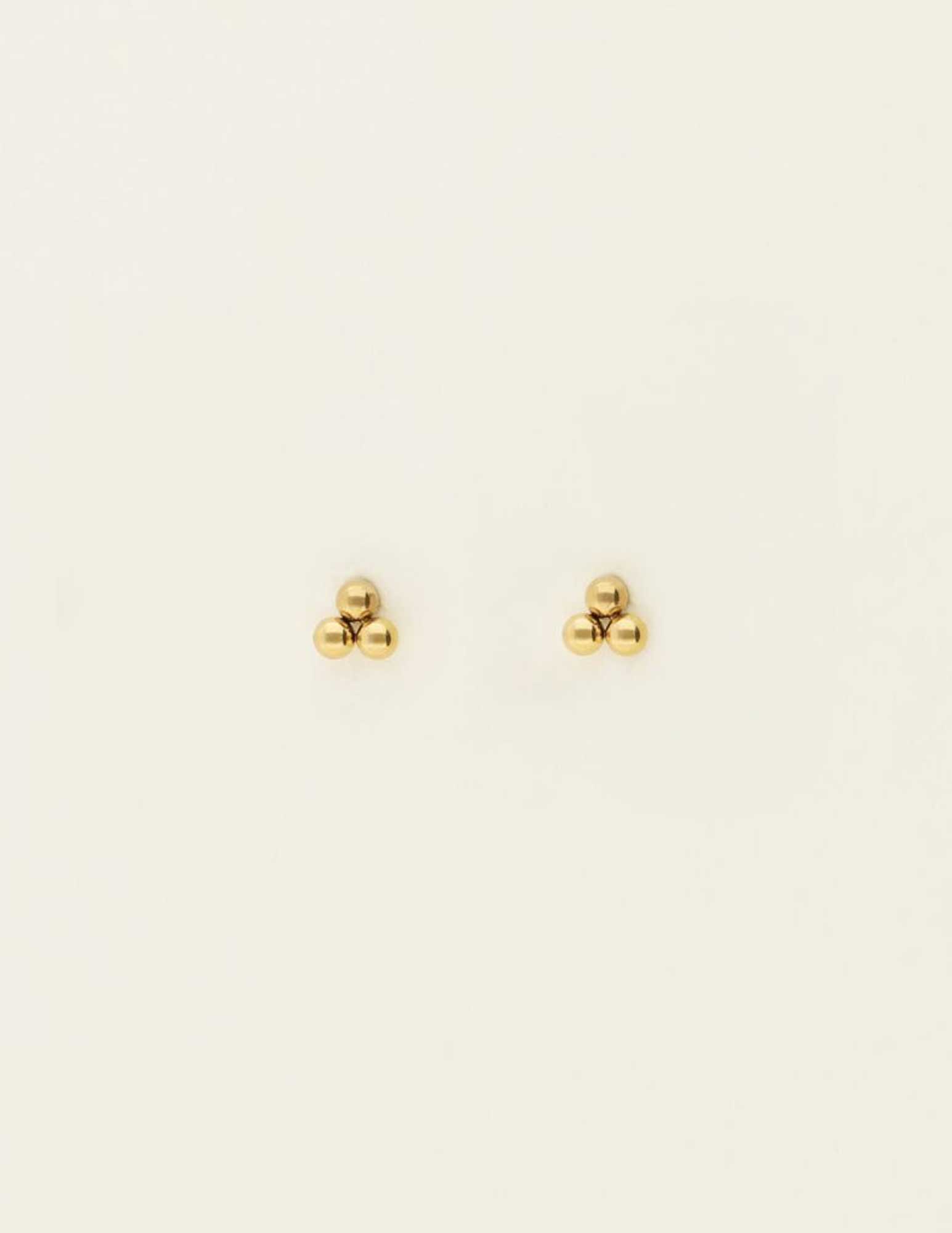 My Jewellery Studs 3 dots MJ09489 Goud