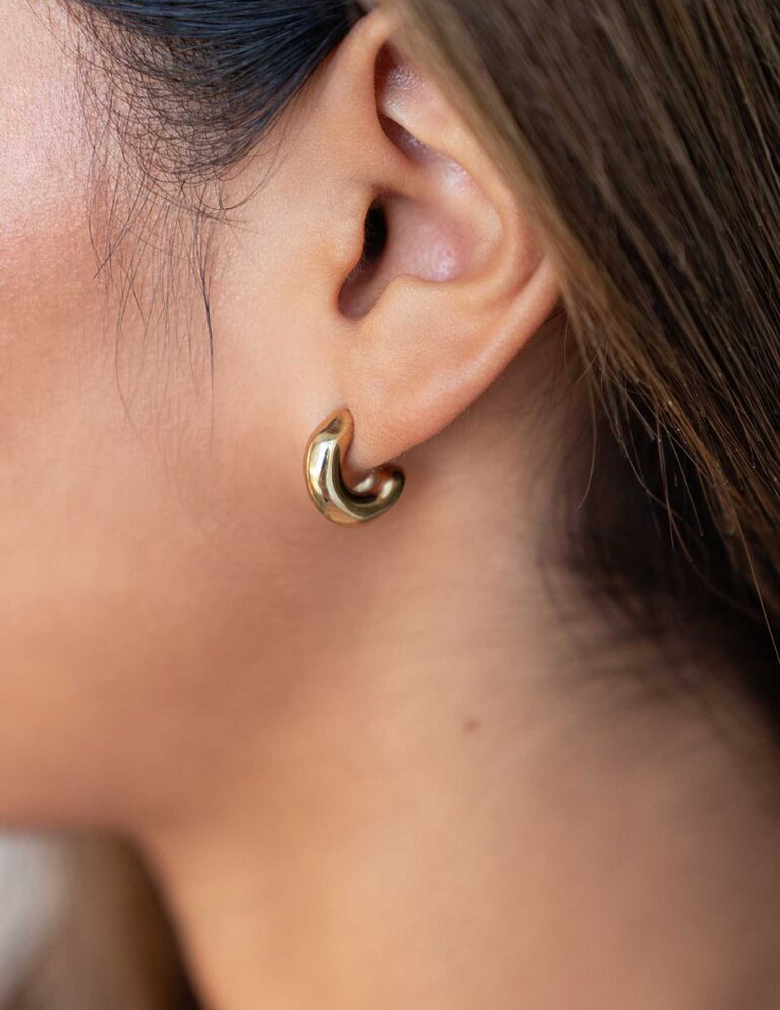 My Jewellery Oorbellen irregular MJ09024 Goud