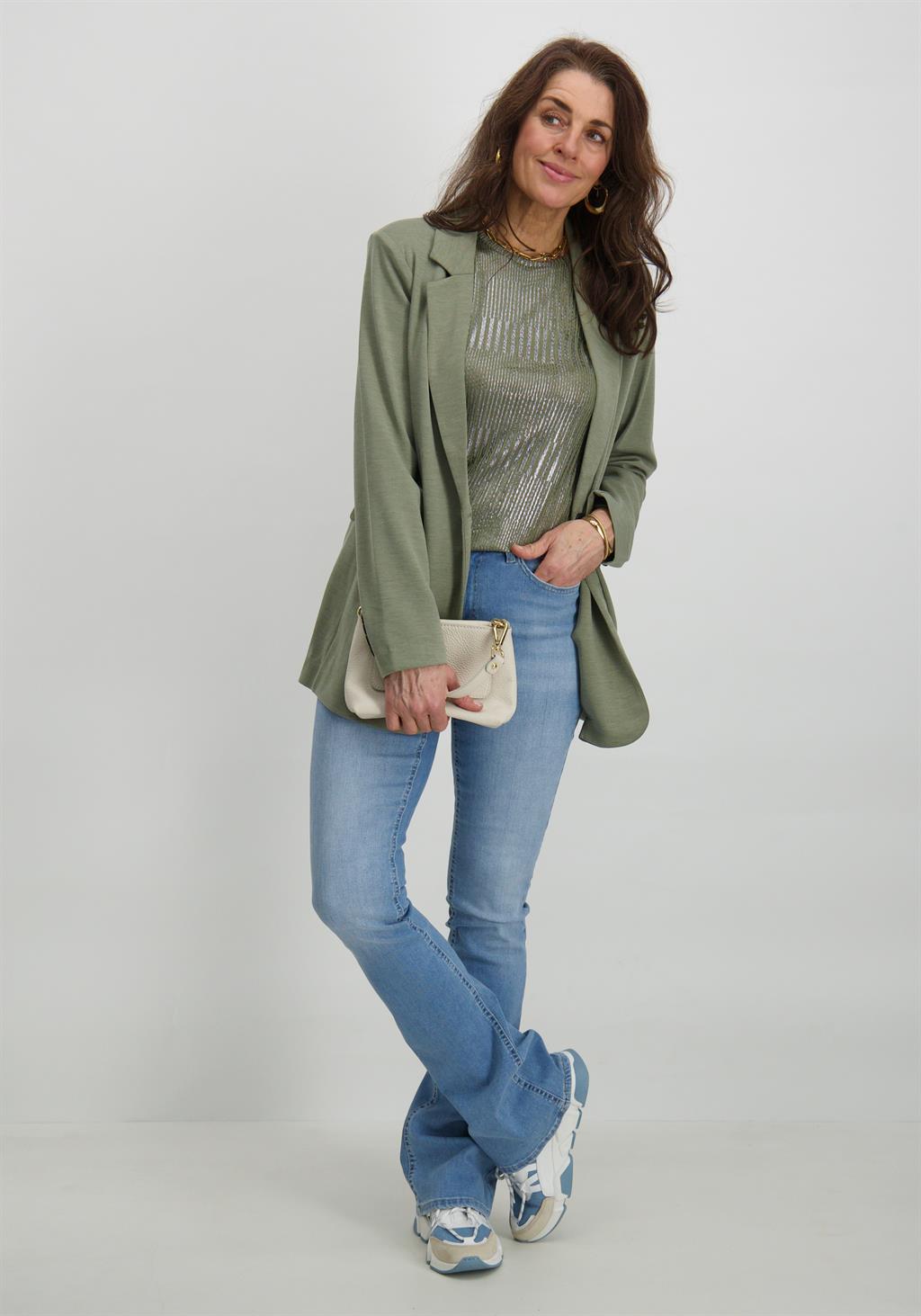 Only Flared jeans Blush 15245444 Licht blauw