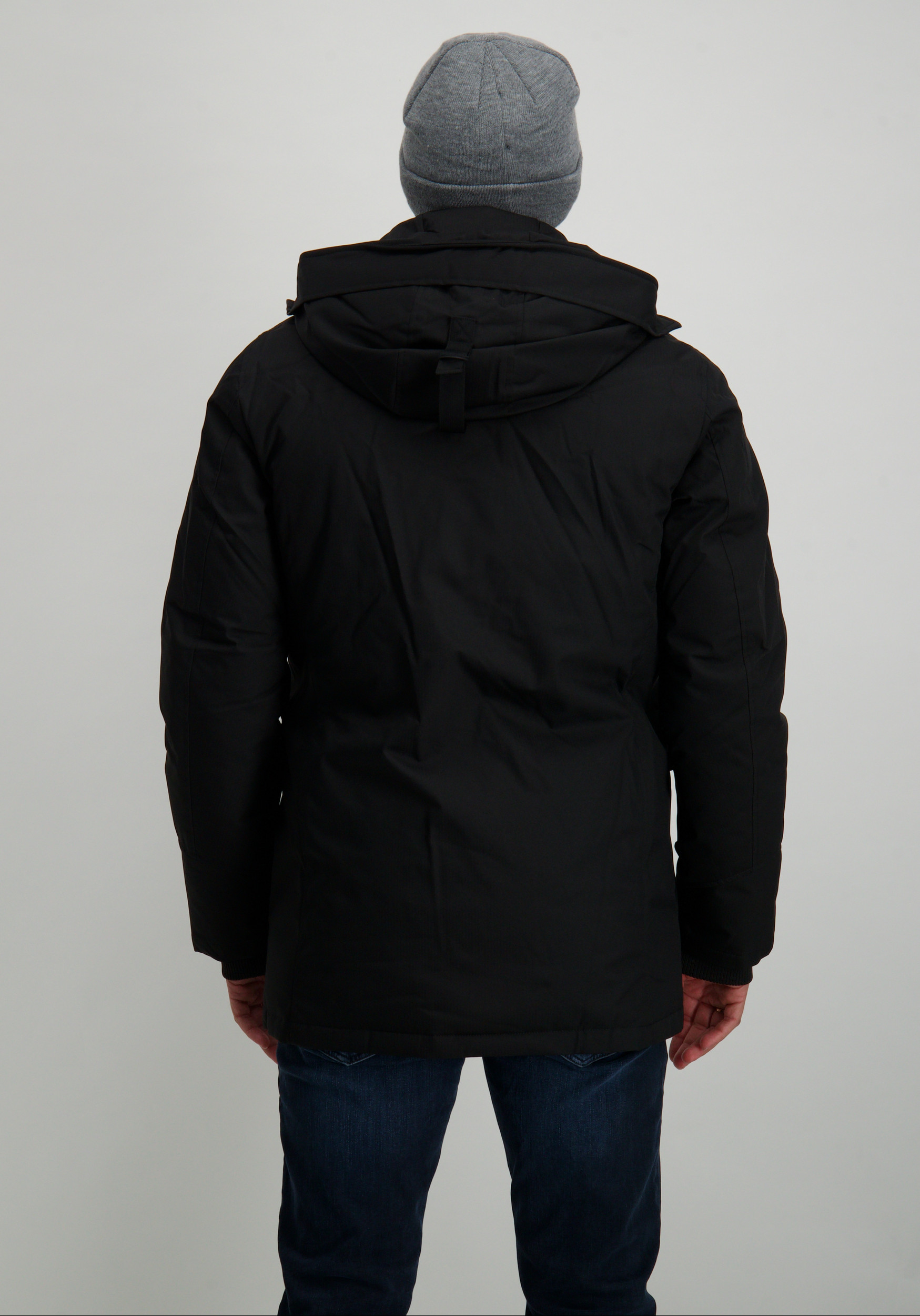 AIRFORCE Winterjas slimfit parka HRM0486 Zwart
